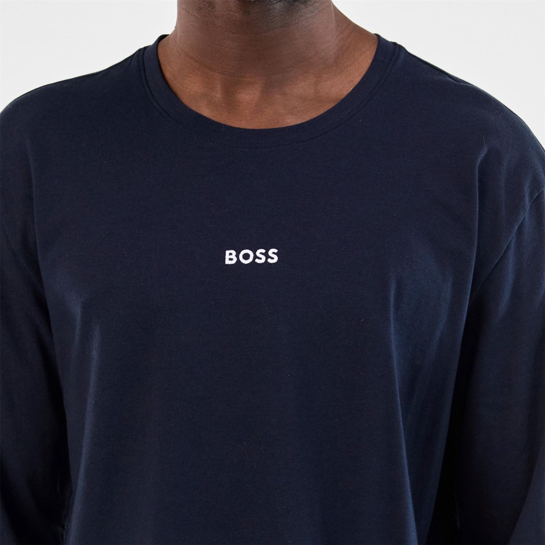 Boss Holiday Set Cotton Long Sleeve Pyjama Set