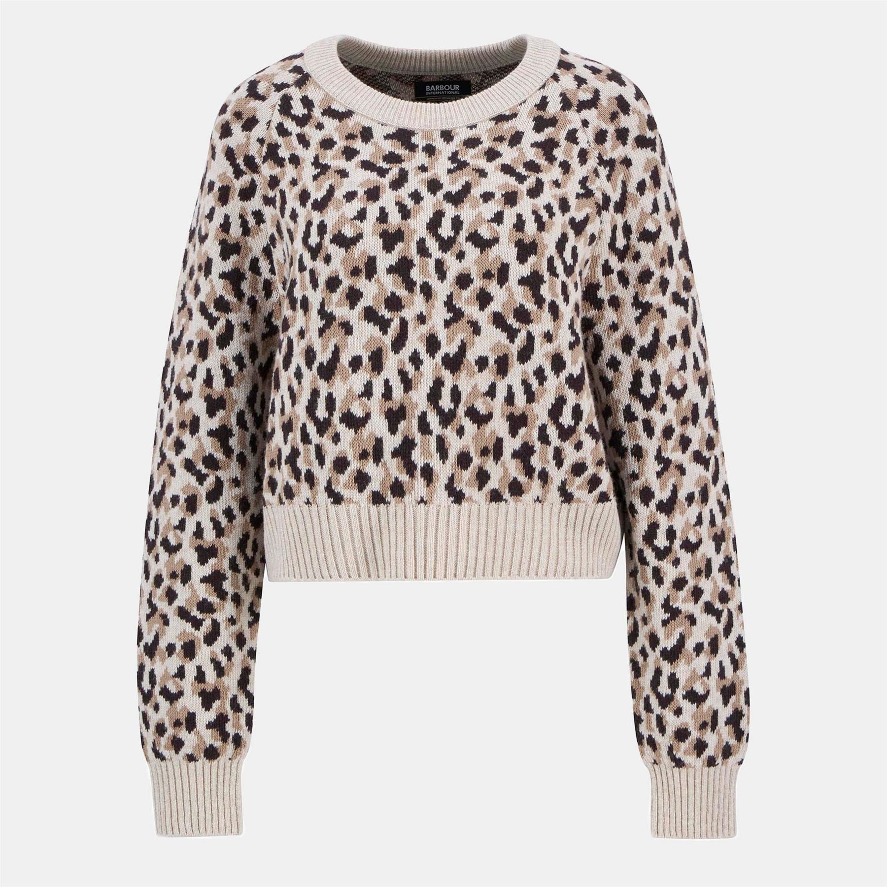 Barbour International Printed Crew Jumper