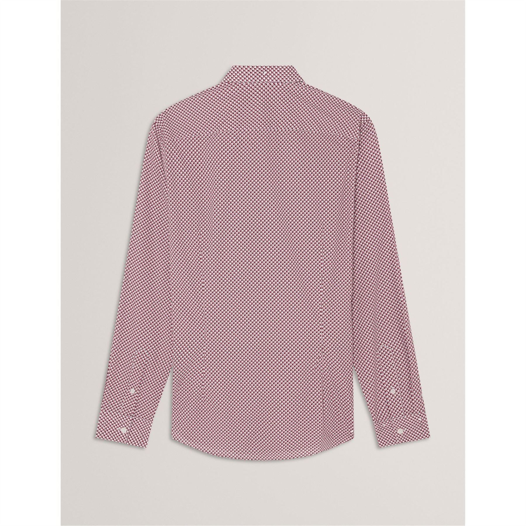 Ted Baker Geo Long Sleeve Collared Shirt