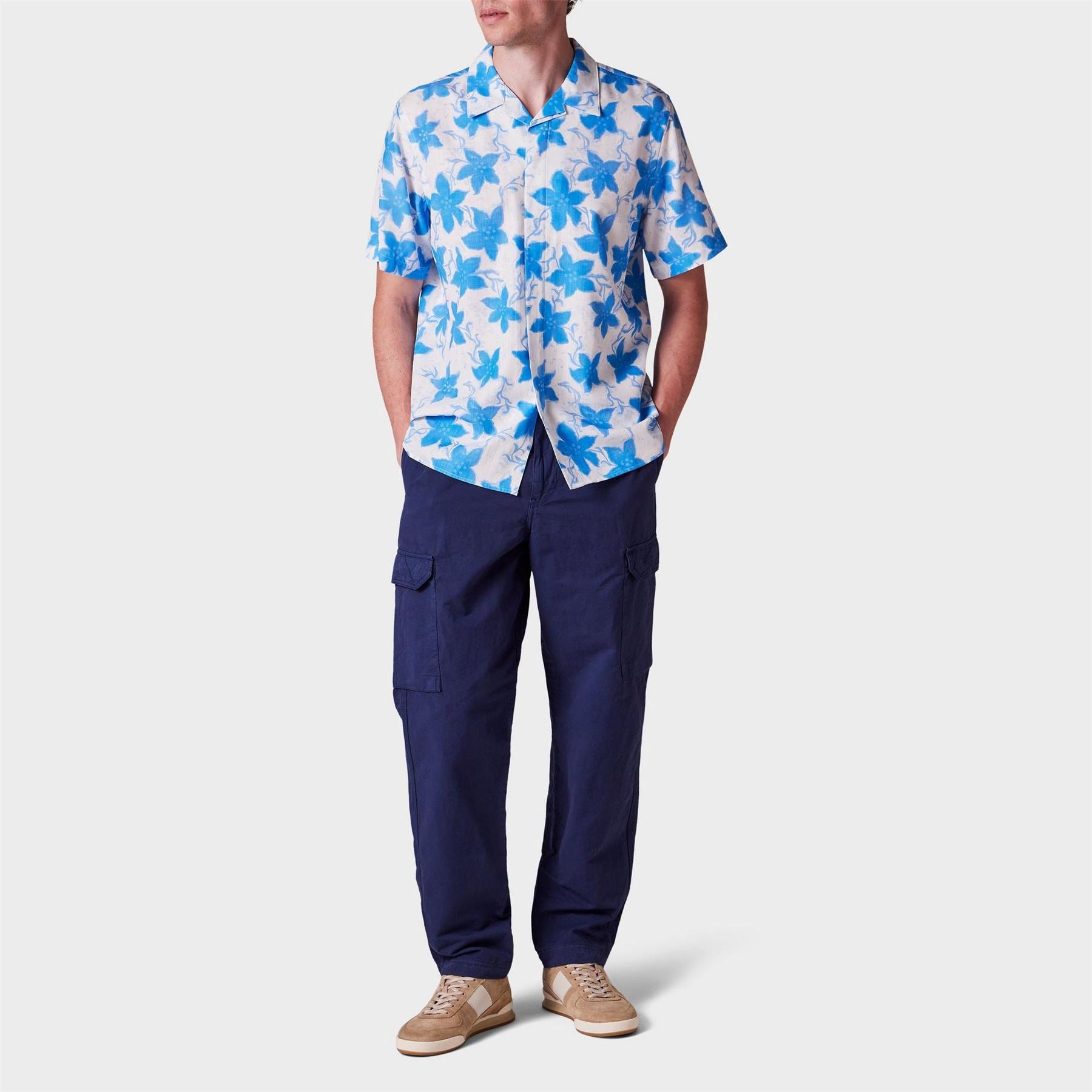 PS Paul Smith Floral Short Sleeve Tailored Fit Shirt
