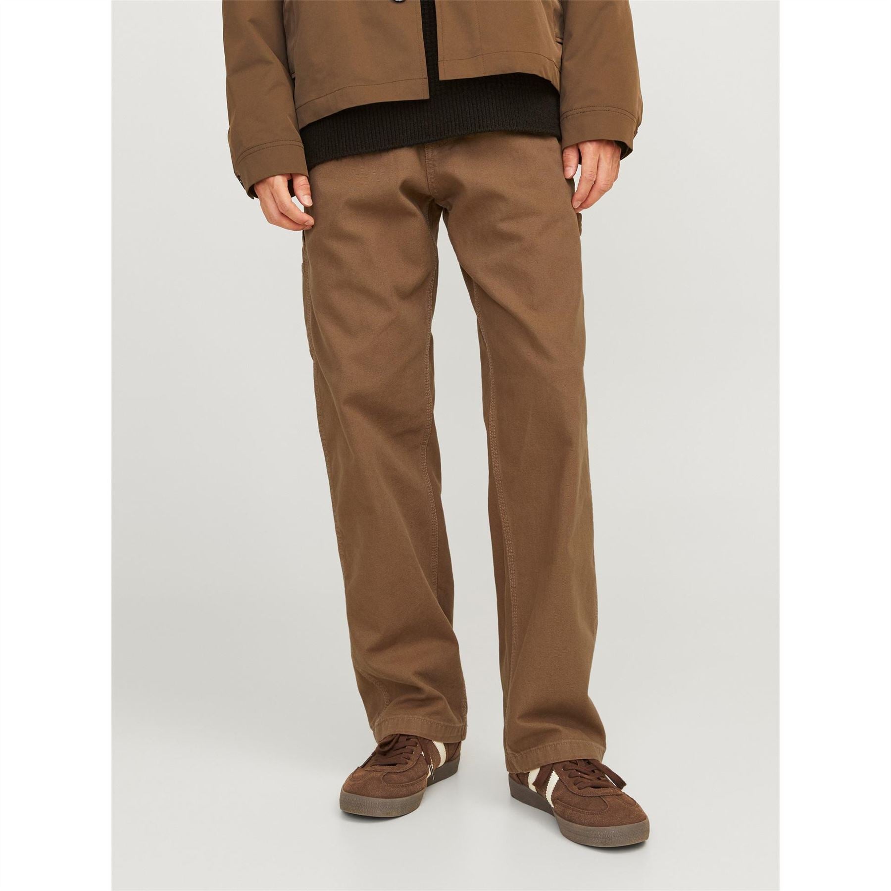 Jack and Jones Straight Leg Cargo Pants with Side Pocket
