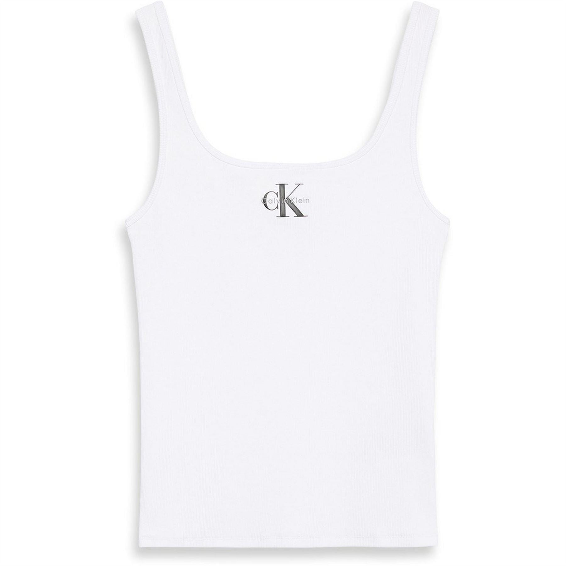 Calvin Klein Jeans Scoop Neck Spaghetti Strap Tank
