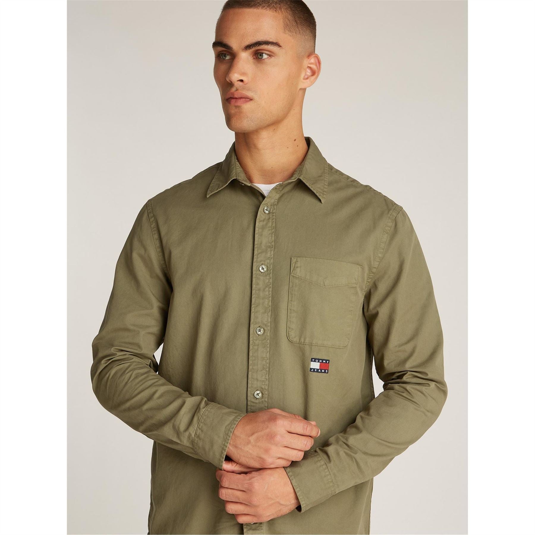 Tommy Jeans Regular Washed Twill Overshirt