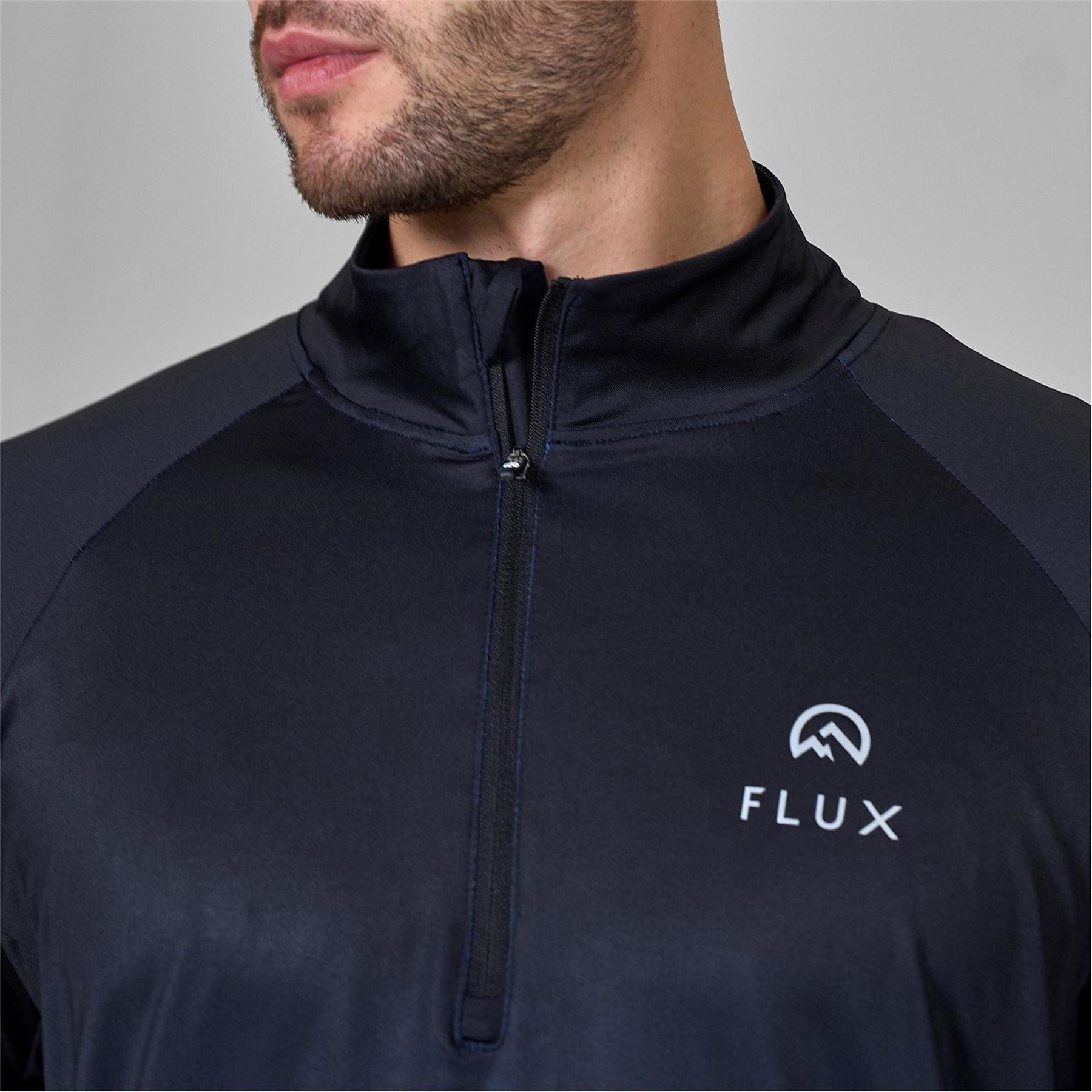Flux Active Mens Gradient Quarter Zip