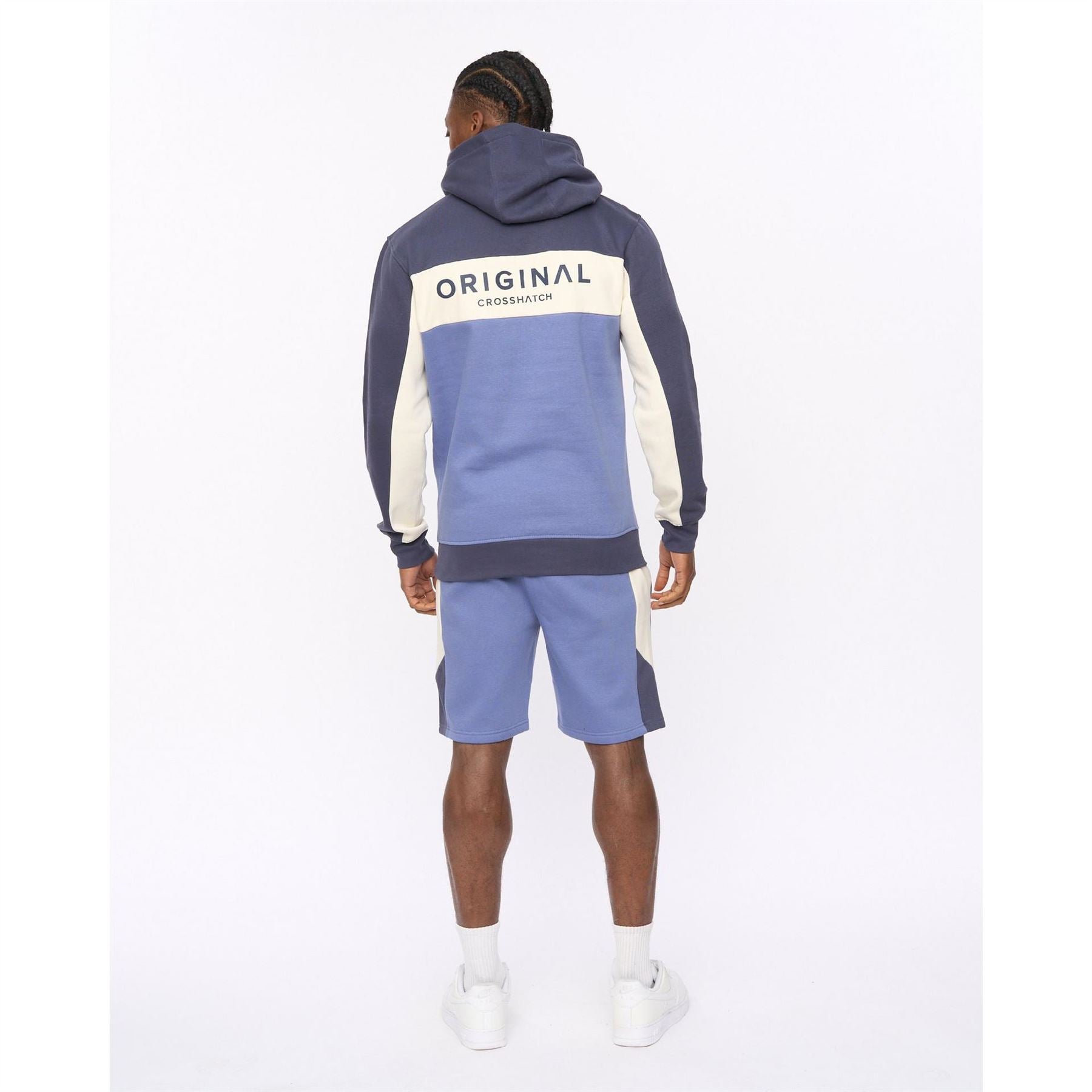 Crosshatch Castlebay Hooded Neck Kangaroo Pocket Sweatshirt