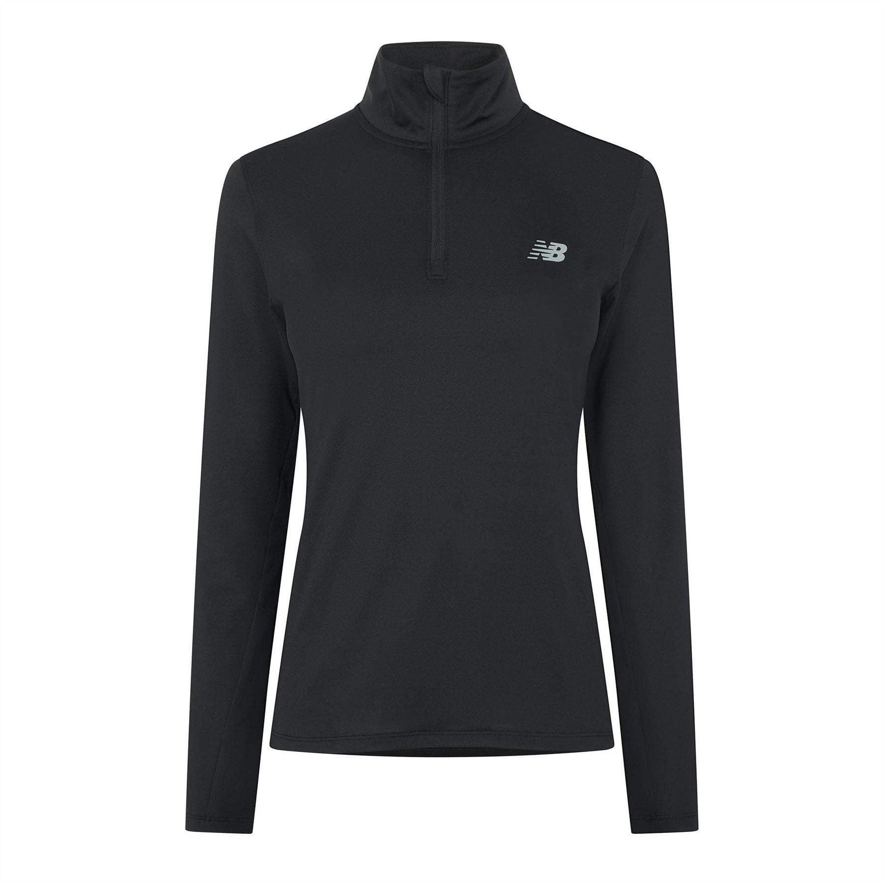 New Balance Womens Quarter Zip Bk Xl Running Top