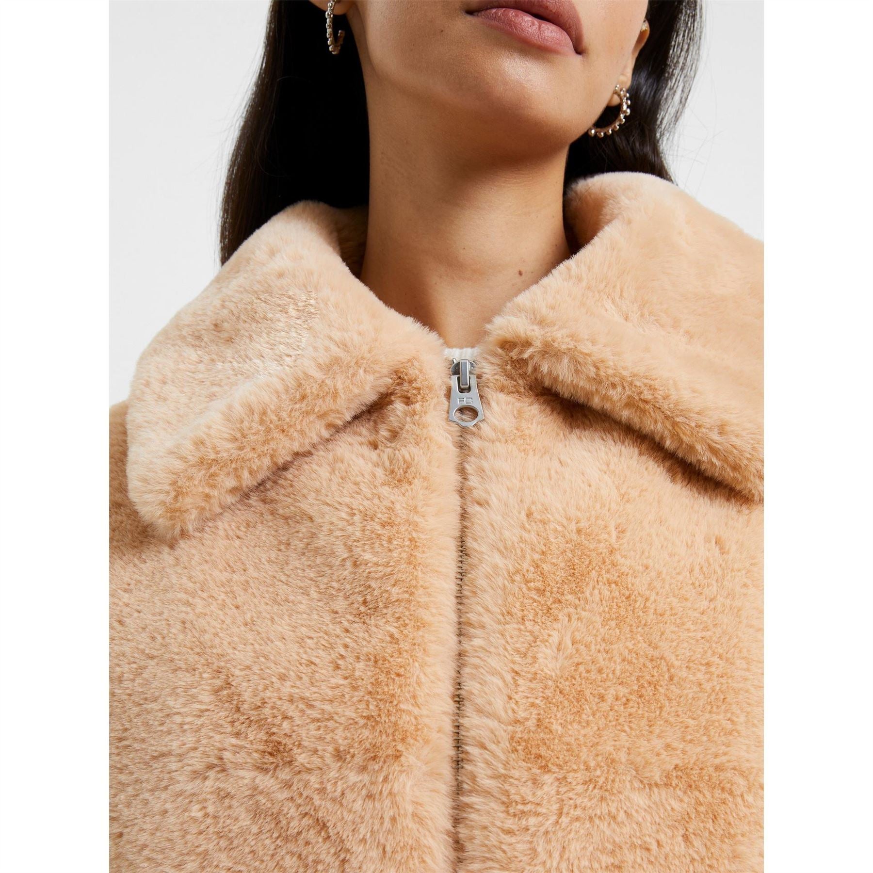 French Connection Iren Faux Fur Jacket