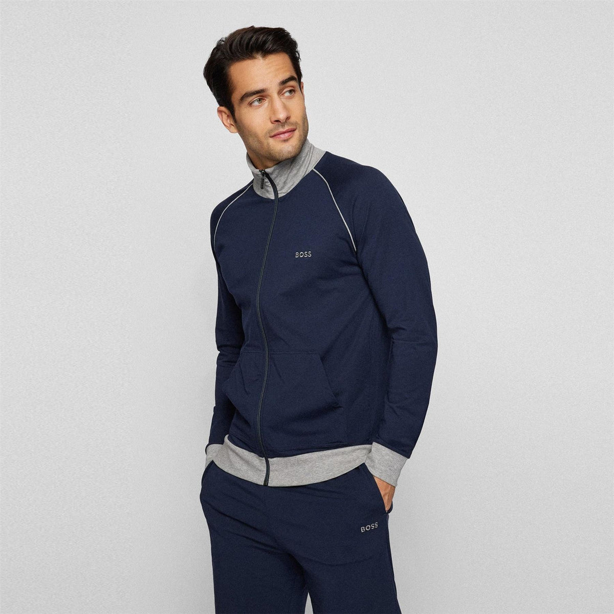 Boss Mix  And  Match Full Zip Fleece Top