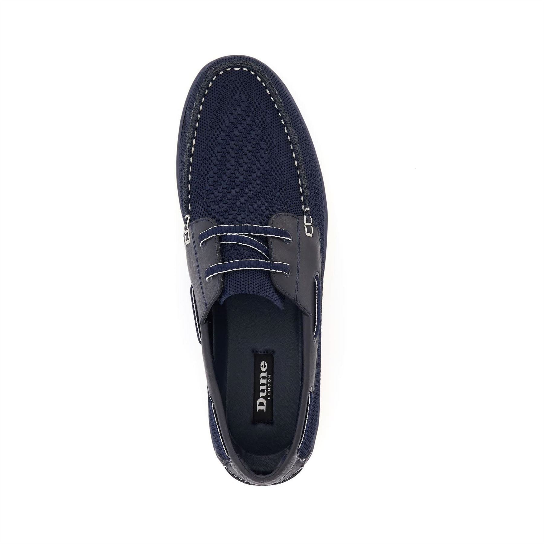 Dune London Flat Heel Round Toe Boat Shoes