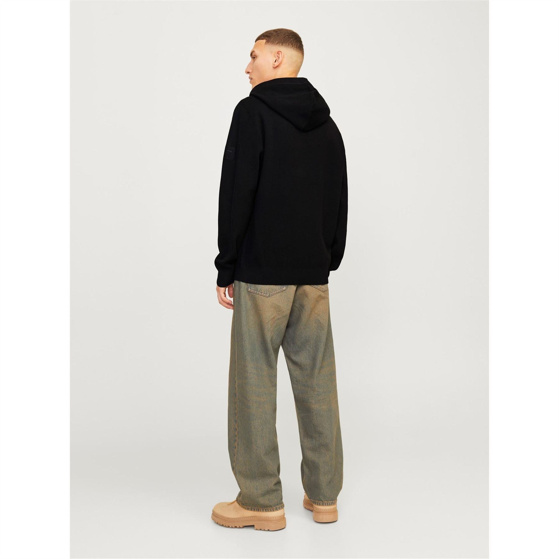 Jack and Jones Knit Hooded Regular Fit Sweatshirt