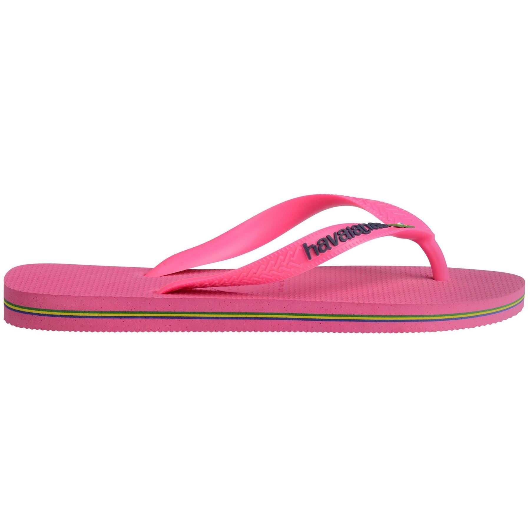 Havaianas Solid Patterned Brasil Flip Flops with Thong Toe