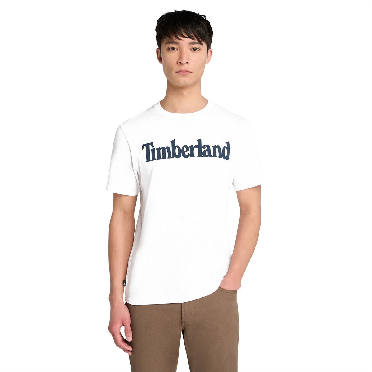 Timberland Northwood Wordmark Logo Cotton Short Sleeve T-Shirt