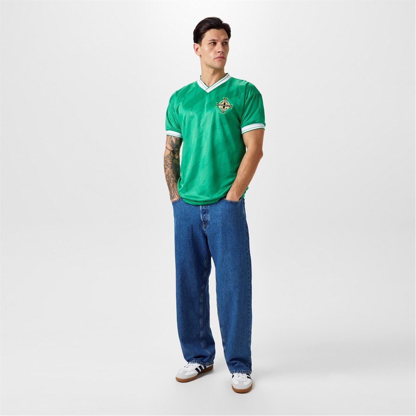 Score Draw Draw Northern Ireland 86 V-Neck T-Shirt