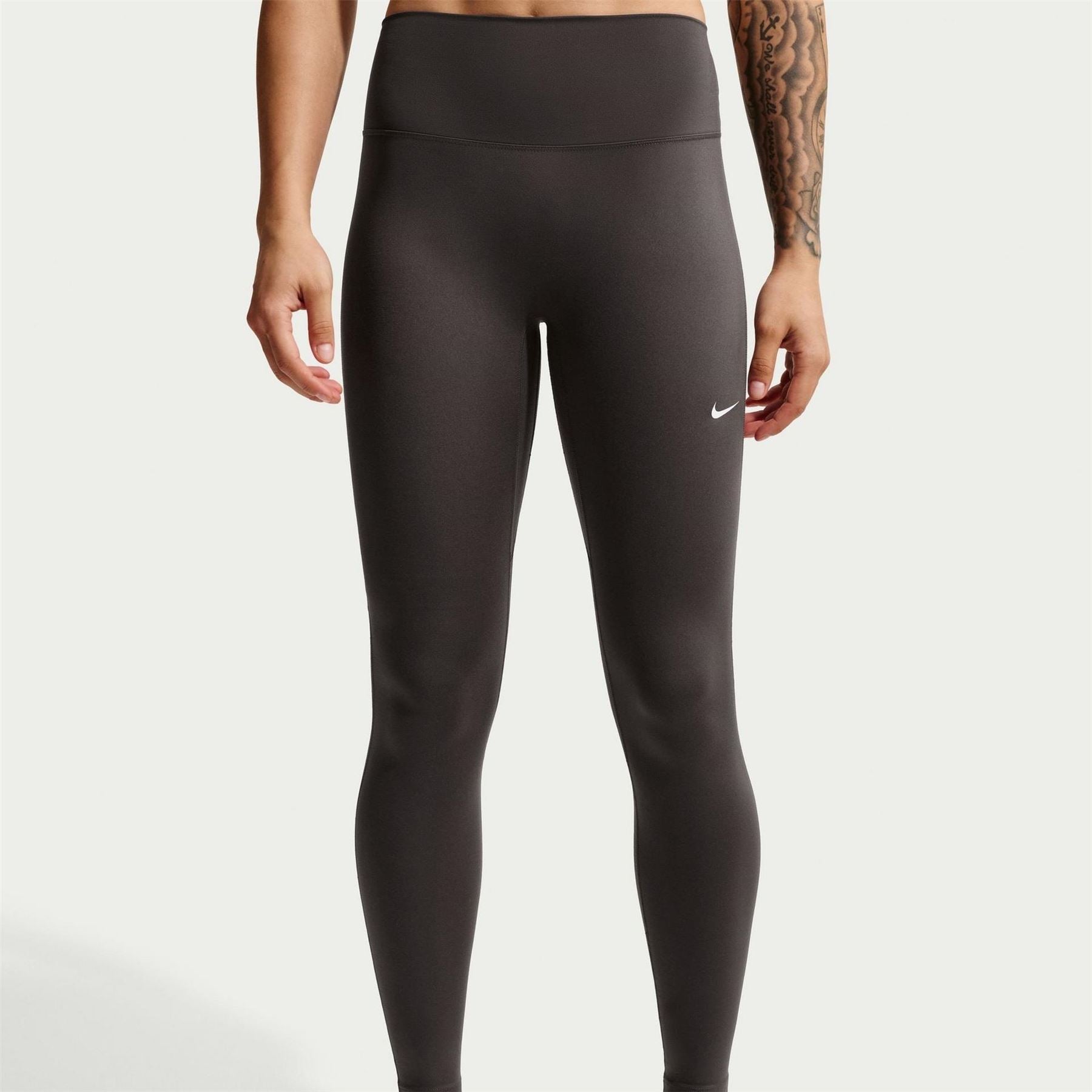 Nike Womens One Seamless Front High Waisted Leggings