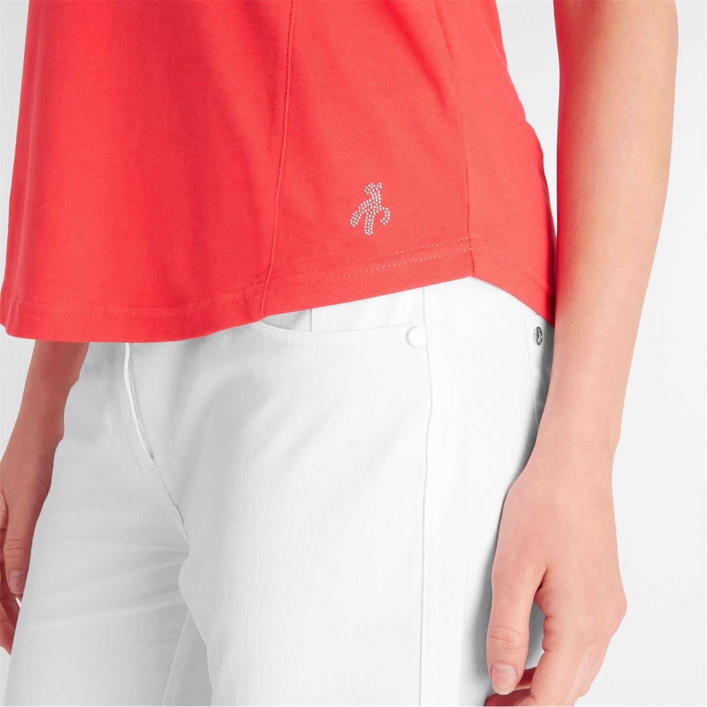 Calvin Klein Golf Womens Lamb Nadia Sleeveless Polo Shirt