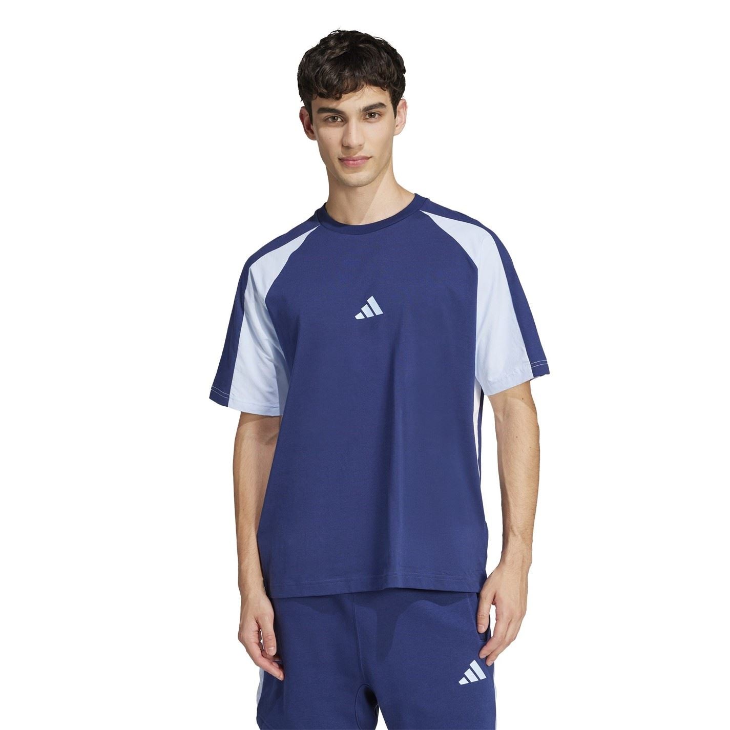 adidas Mens Seasonal Essentials Colorblock T-Shirt