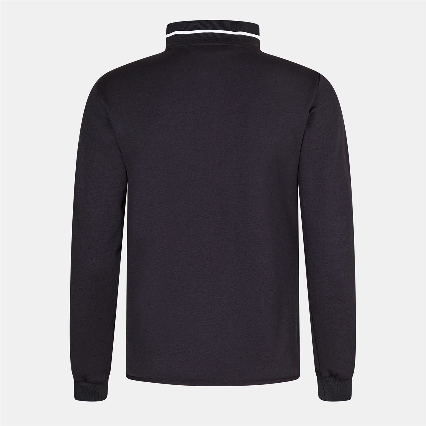 Calvin Klein Golf Solid Patterned Full Zipper Ribbed Cuff Track Jacket