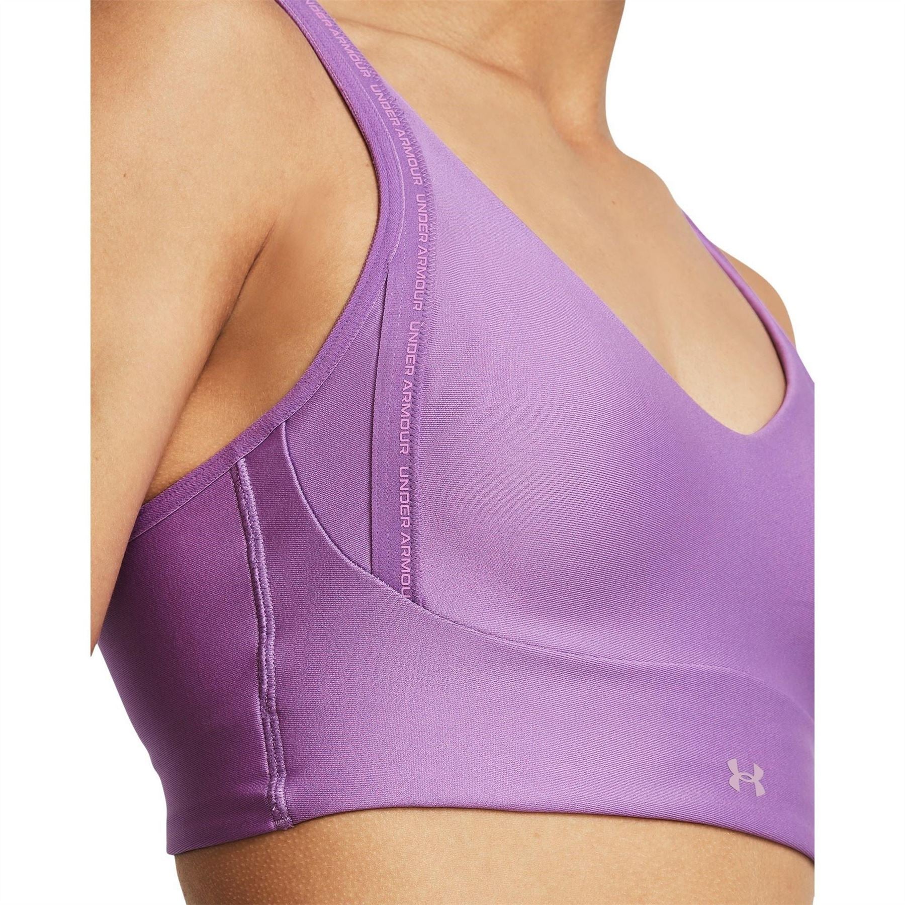 Under Armour Infin V-Neck Cropped Compression Bra