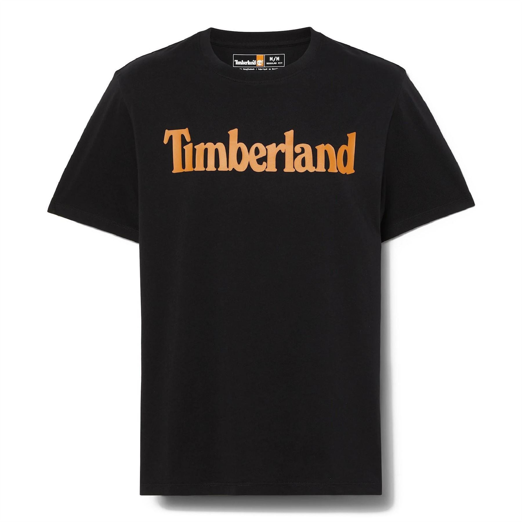 Timberland Northwood Wordmark Logo Cotton Short Sleeve T-Shirt