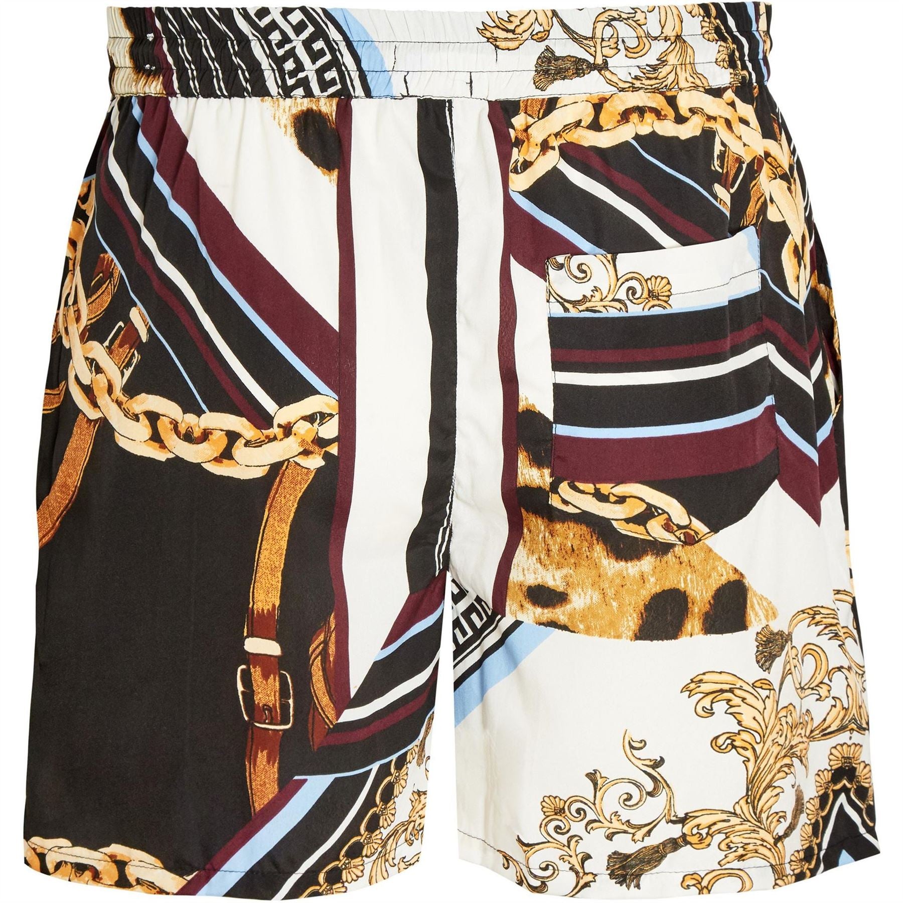 Another Influence Drawstring Floral Bermuda Shorts