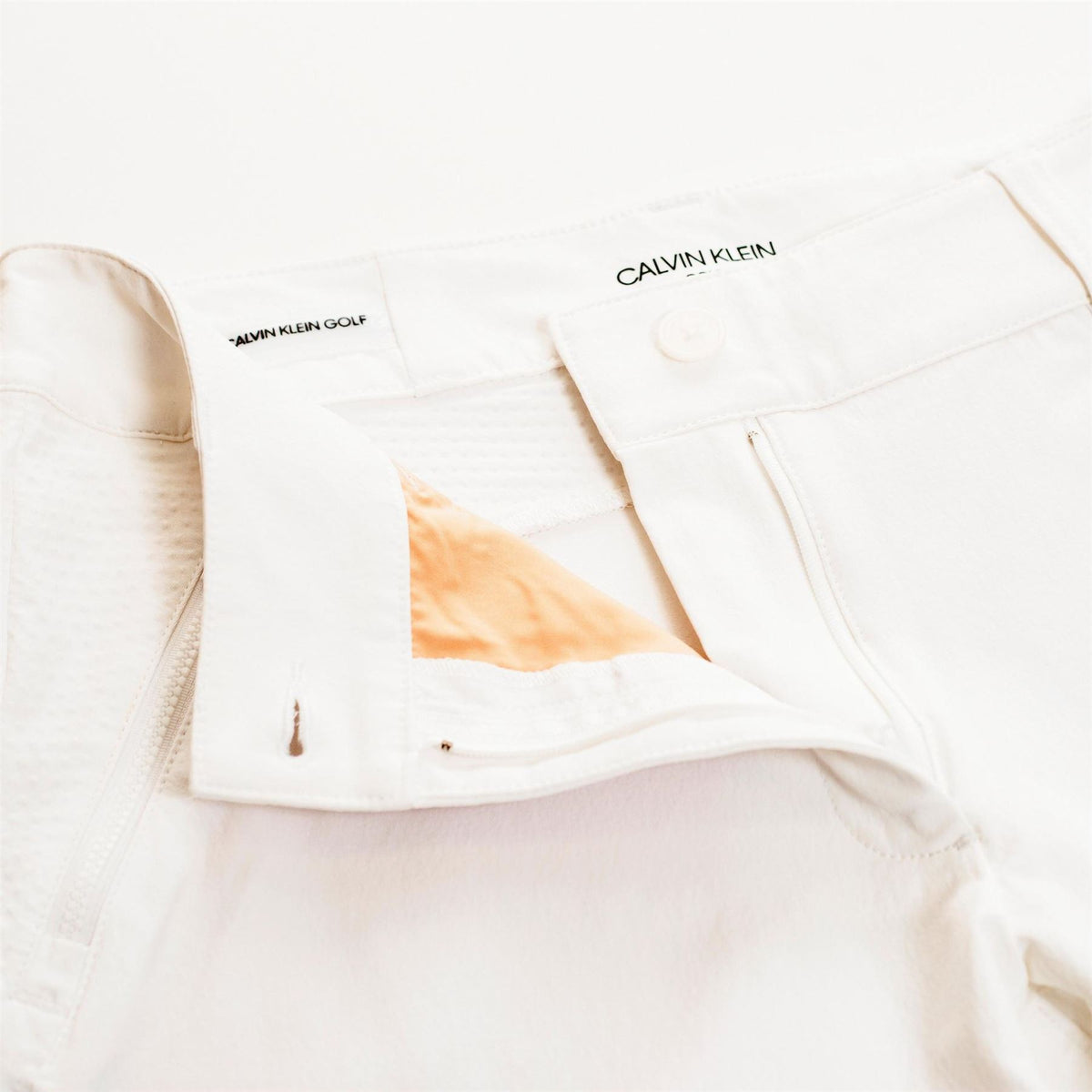 Calvin Klein Golf Solid Patterned Straight Trousers