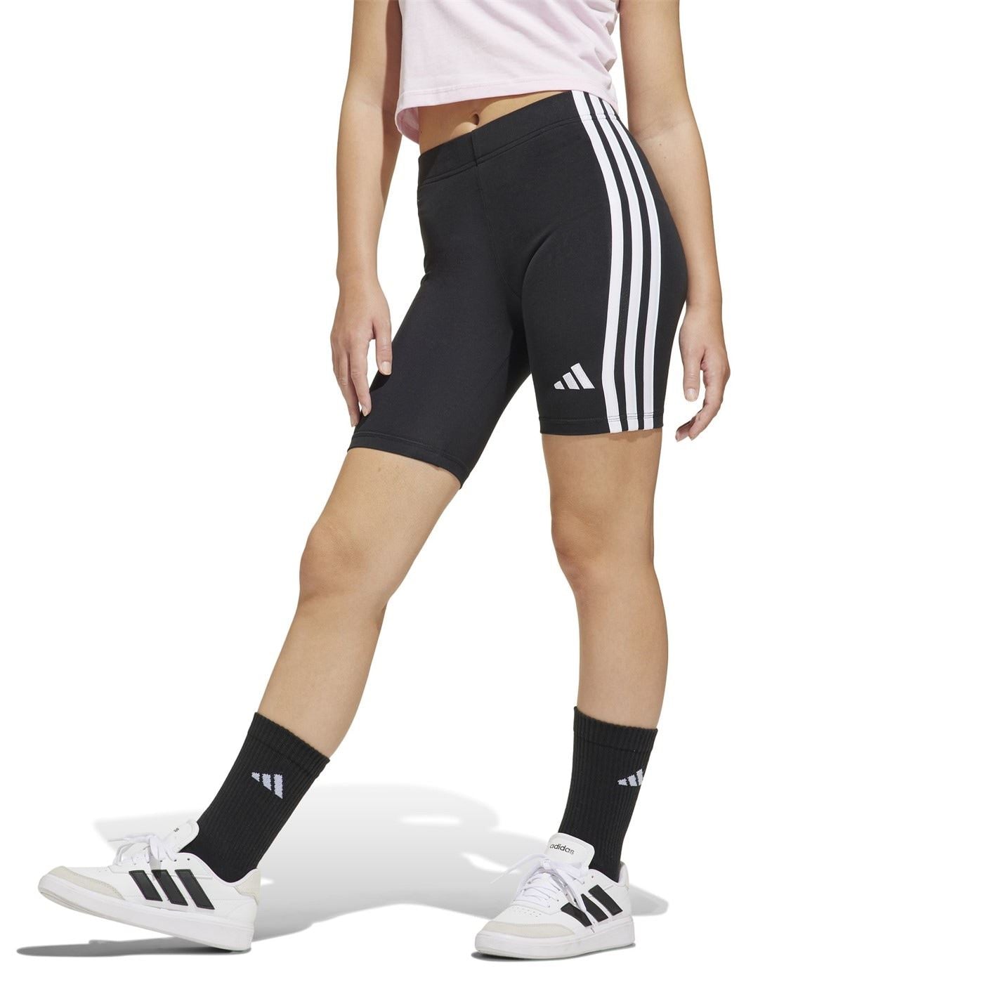 adidas Essentials Girls 3 Stripes Shorts Kids