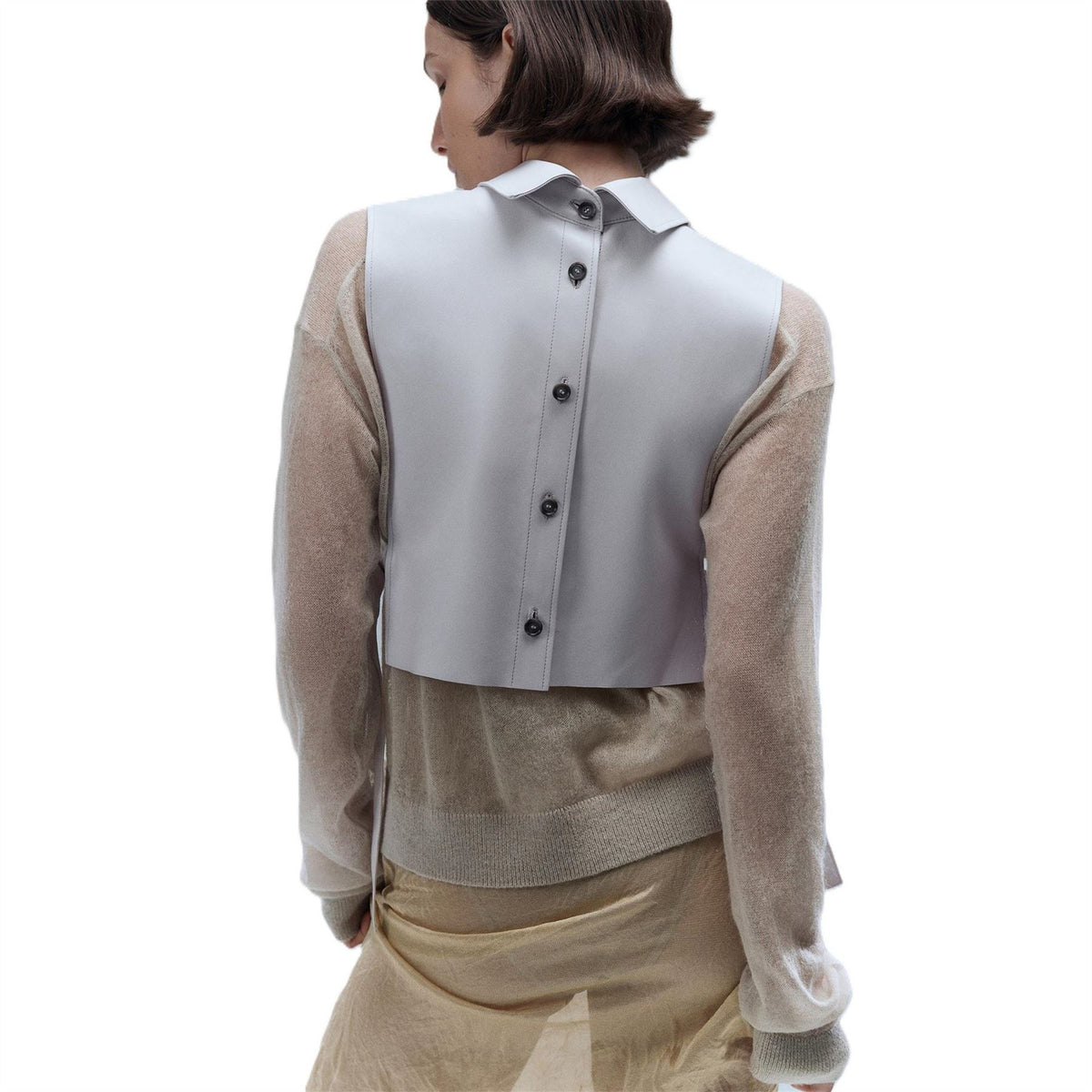 Boss Siblu Leather Structured Fit Jacket