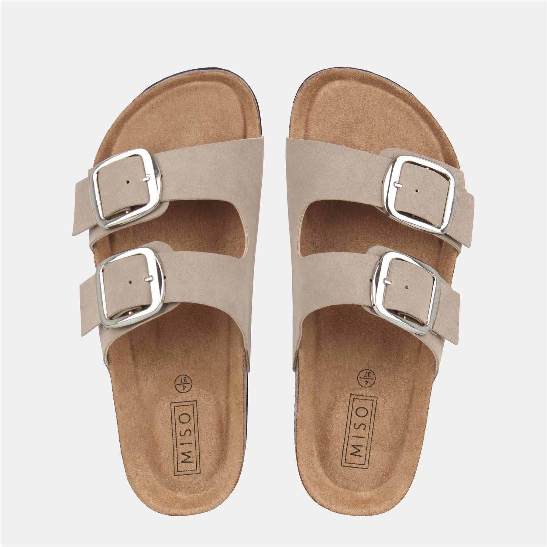 Miso Birki Open Toe Flatform Slide Sandals