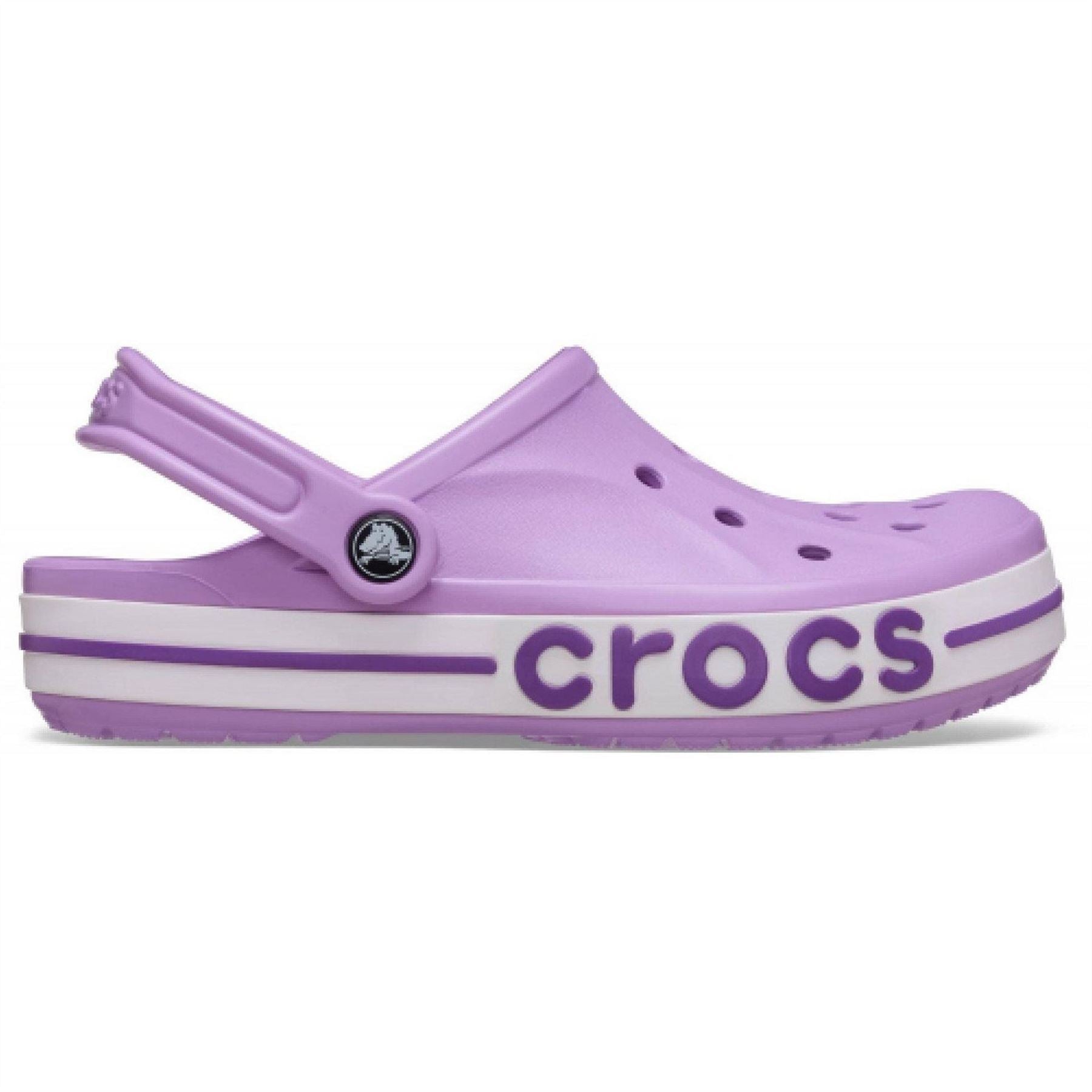 Crocs Bayaband Shuv Clogs with Lacoste Lettering
