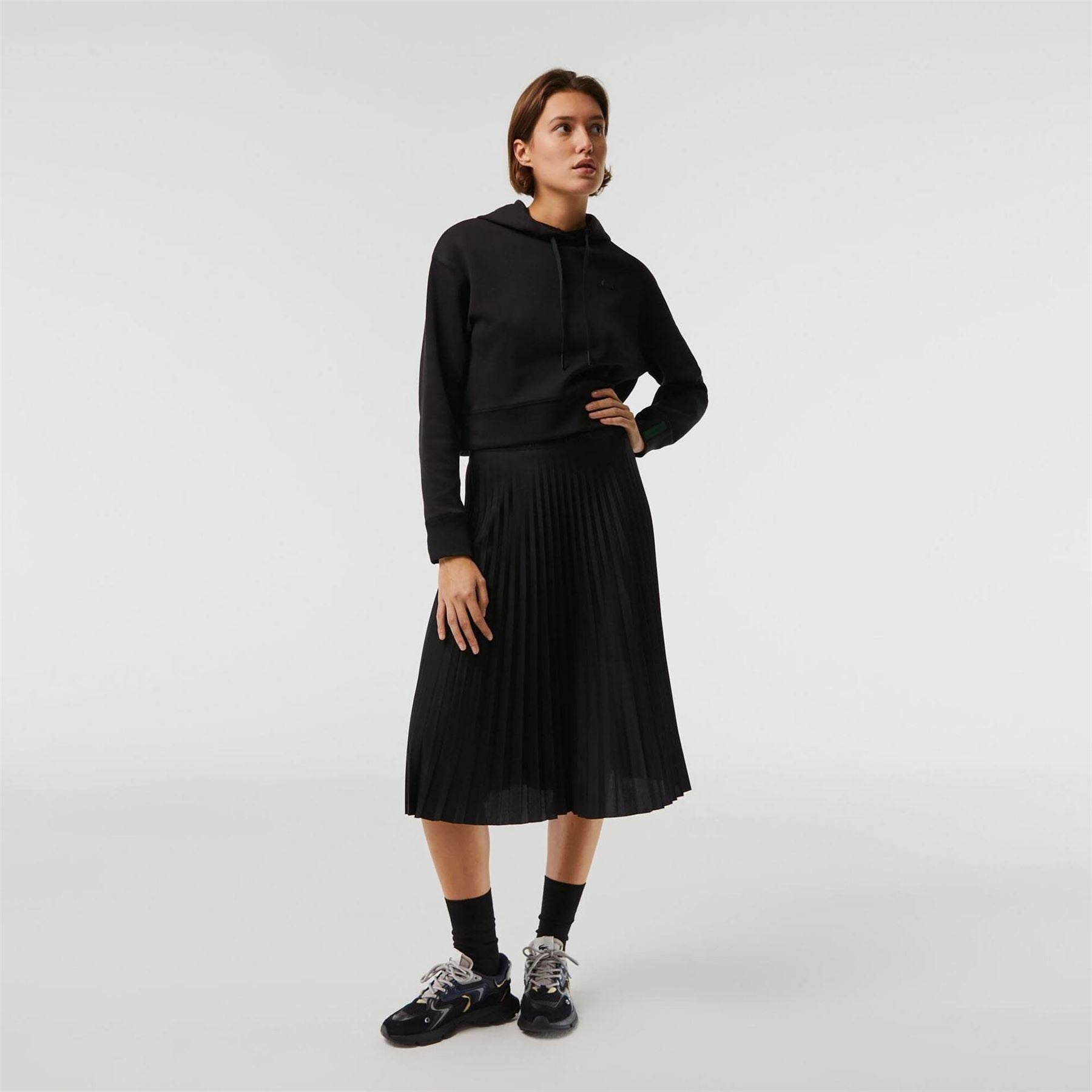 Lacoste Waist Flowing Pleated Skirt