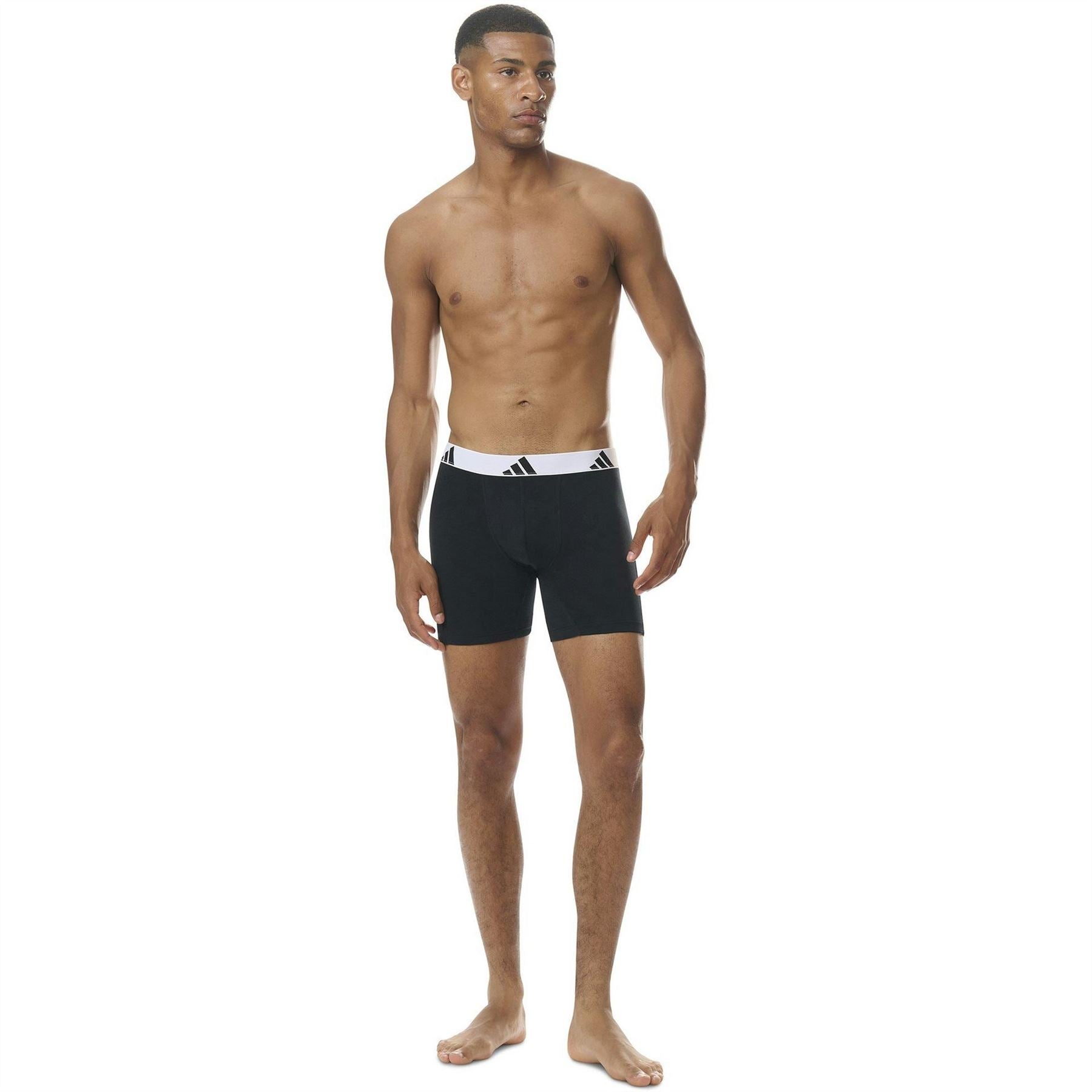 adidas Flex Cotton Boxer Brief (3pk)