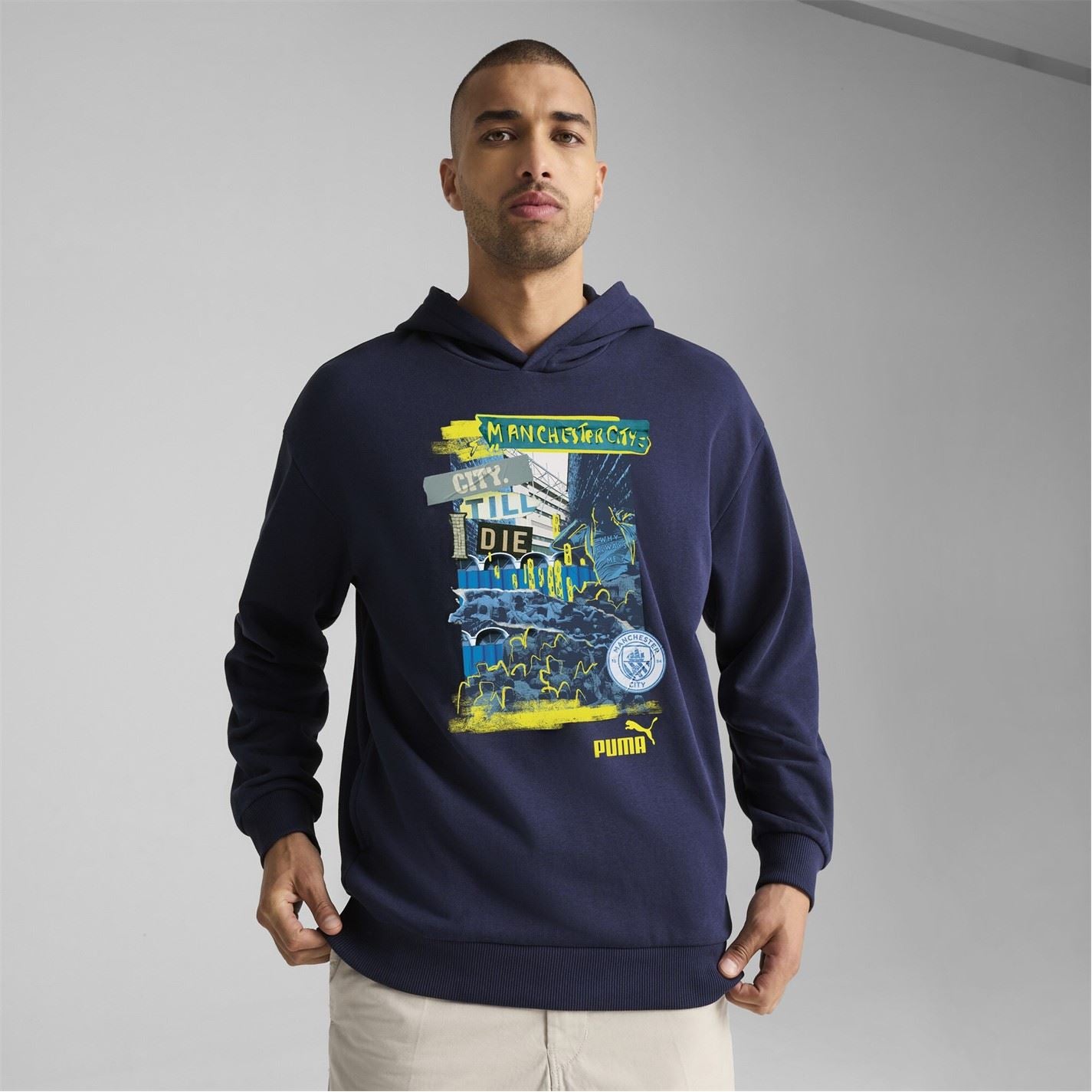 Puma Manchester City Ftblnrgy+ Hoodie Adults