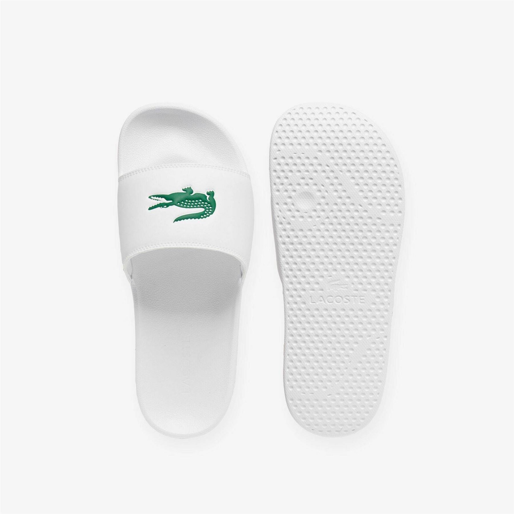 Lacoste Serve Crocodile Print Slide Mules