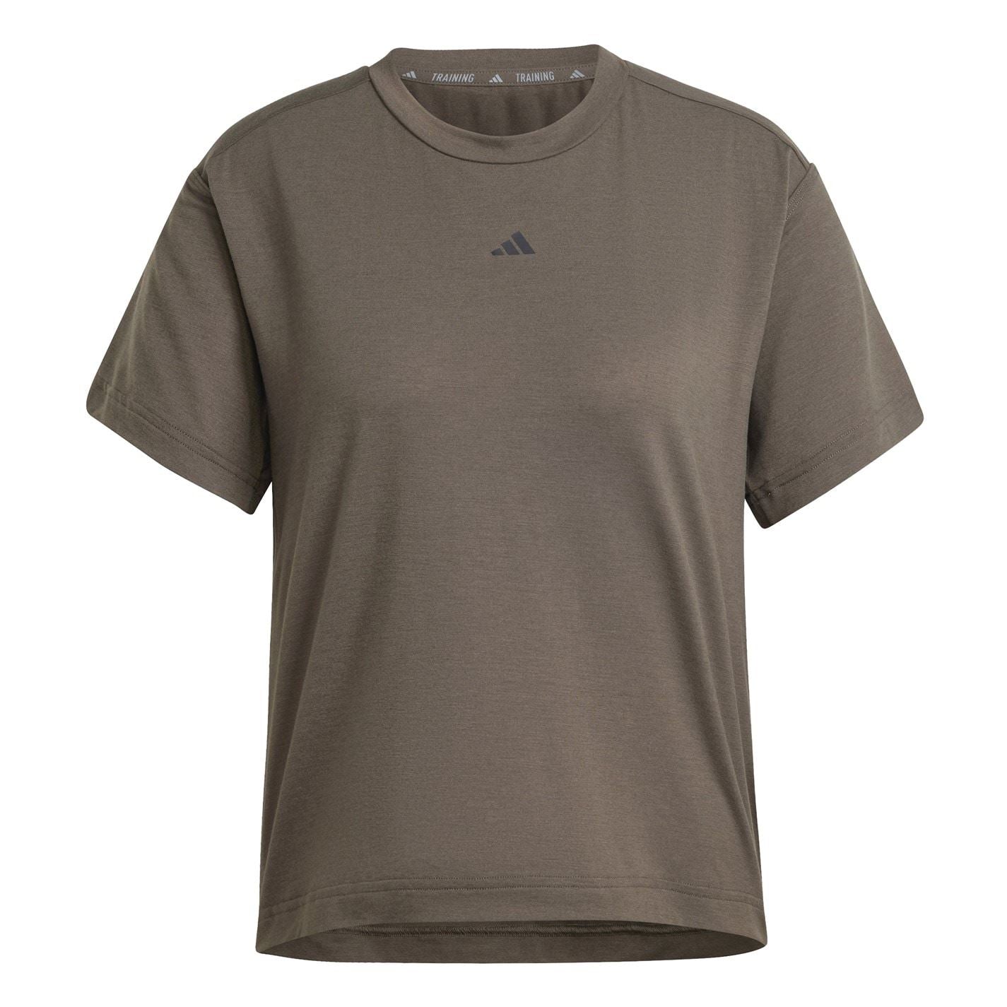 adidas Power Crew Neck Short Sleeve Jersey T-Shirt