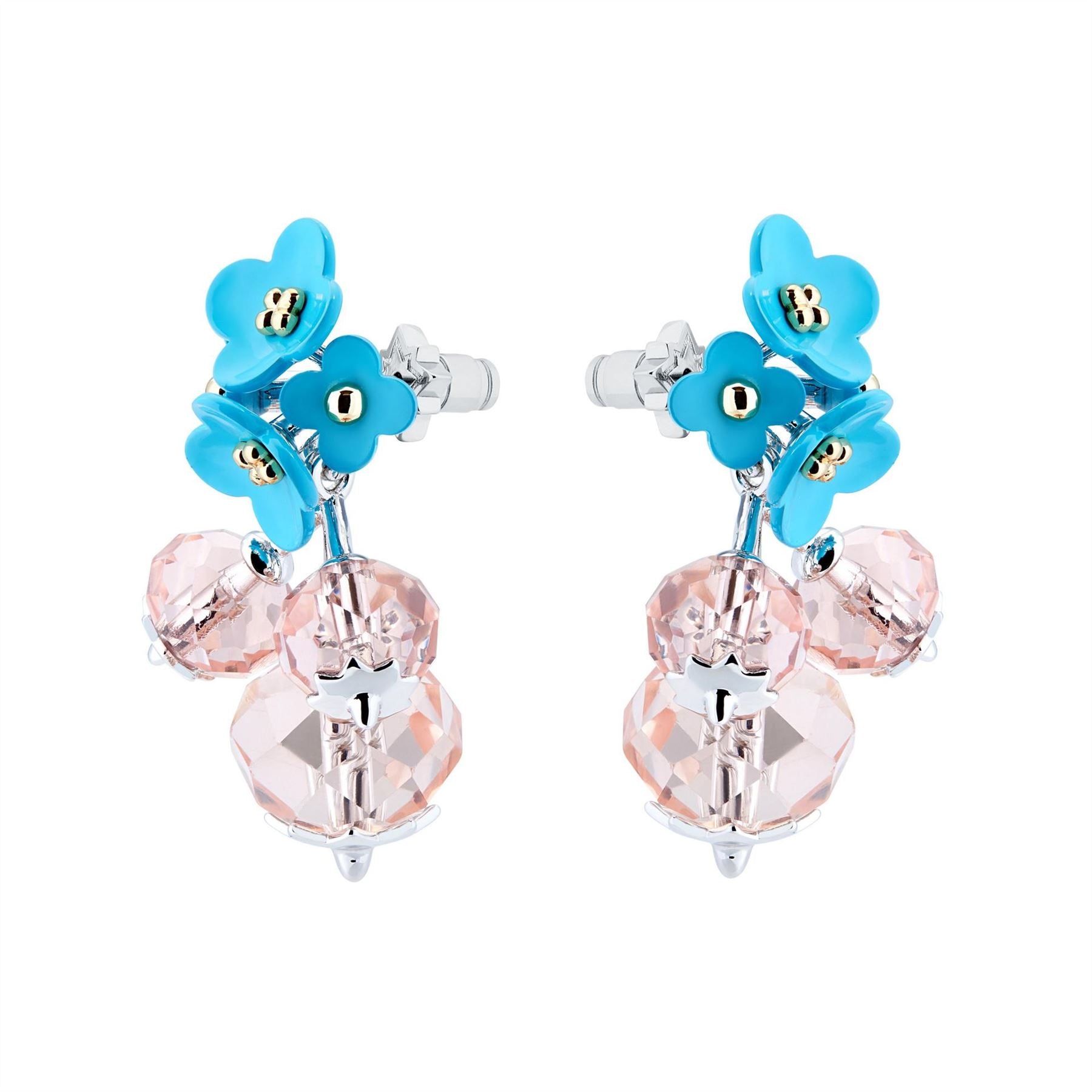 All We Are Floral Embroidered Dangle Earrings