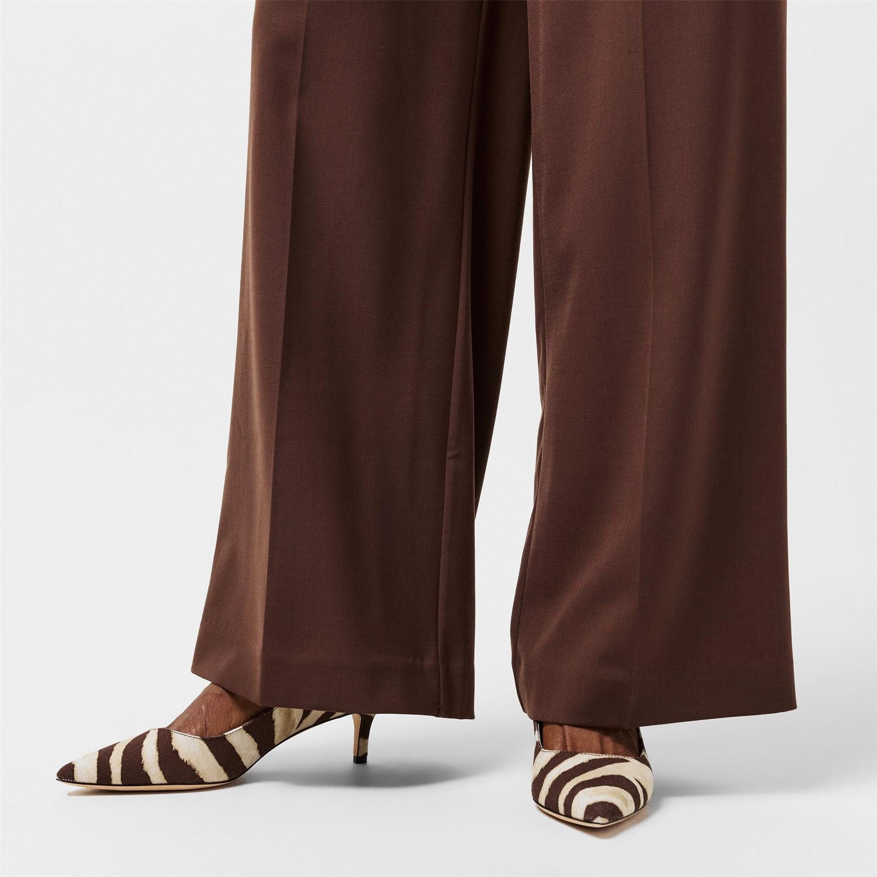 Lauren by Ralph Lauren Adrienne Zebra Patterned Stiletto Heel Pumps
