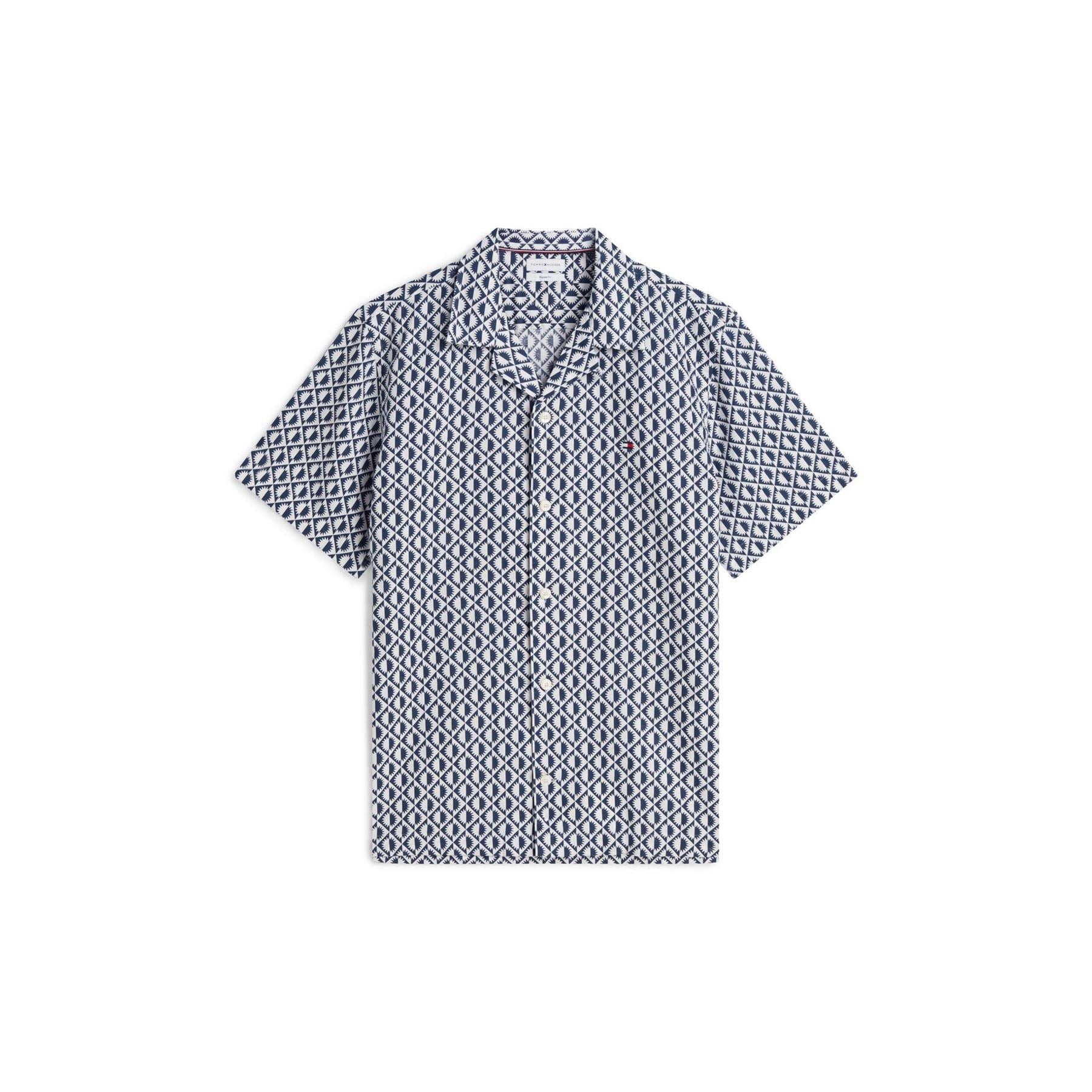 Tommy Hilfiger Patterned Short Sleeve Shirt