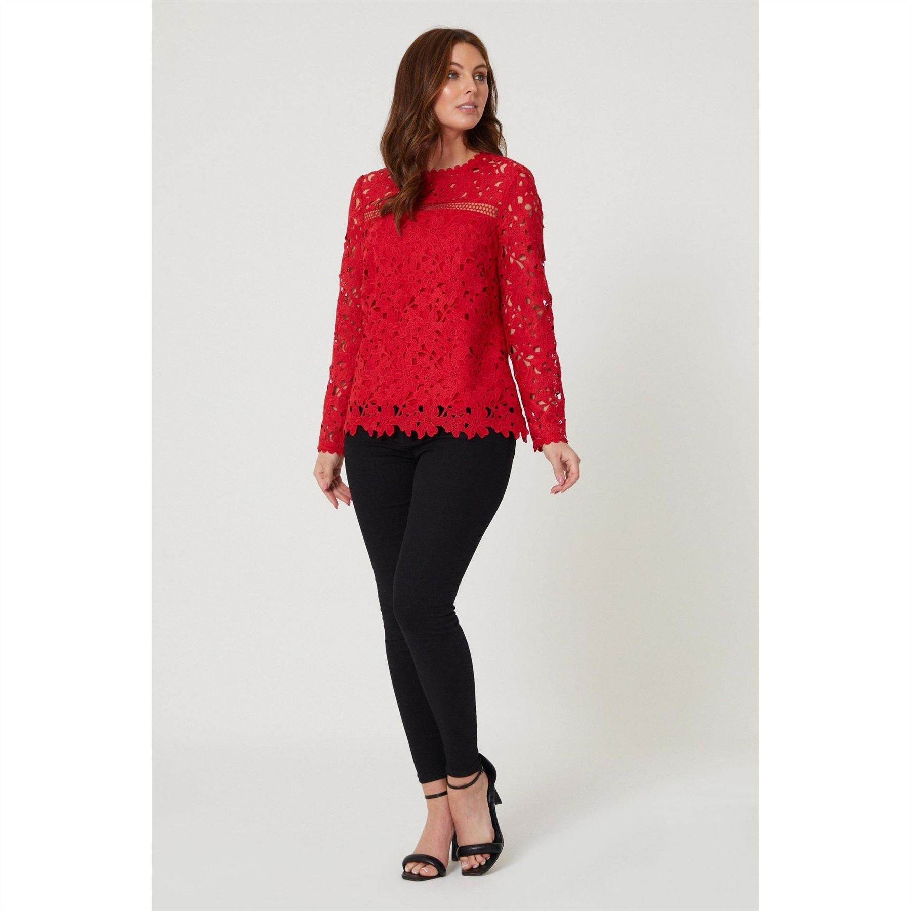 Be You Long Sleeve Lace Top