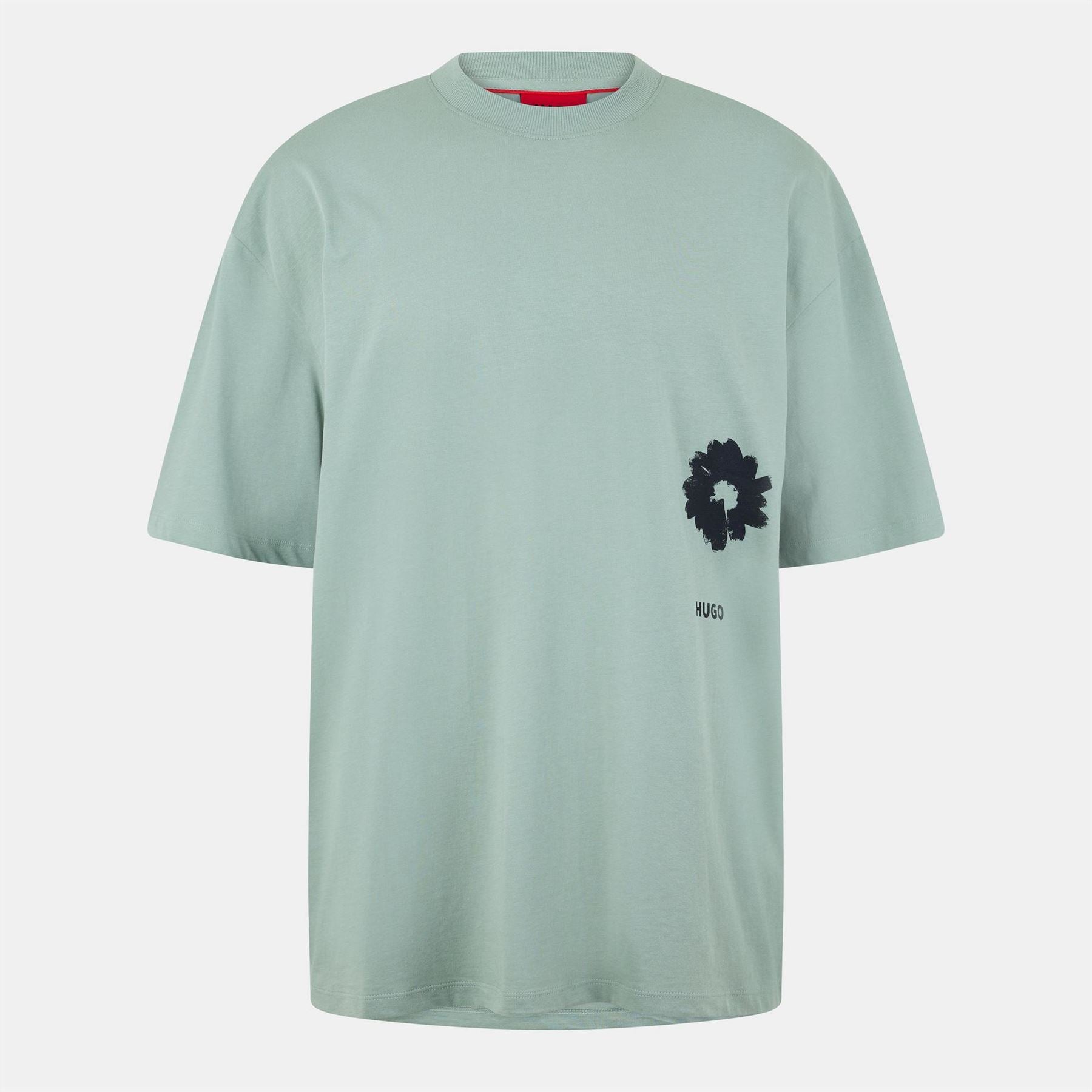 Hugo Regular Fit Mock Neck Short Sleeve T-Shirt