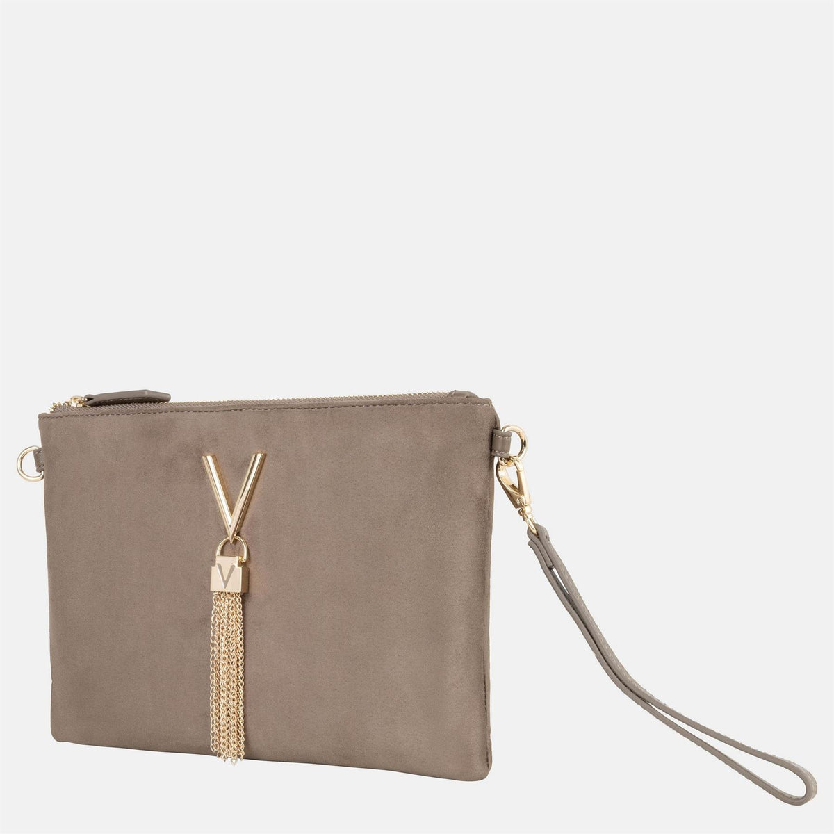 Valentino Divina Faux Leather Clutch Bag