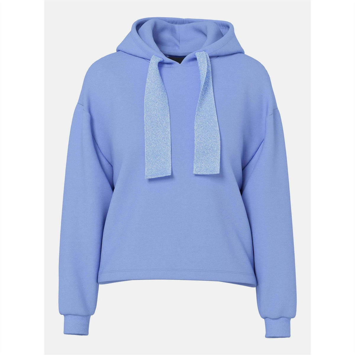 Pieces Hooded Neck Long Sleeve Drop Shoulder Sweatshirt