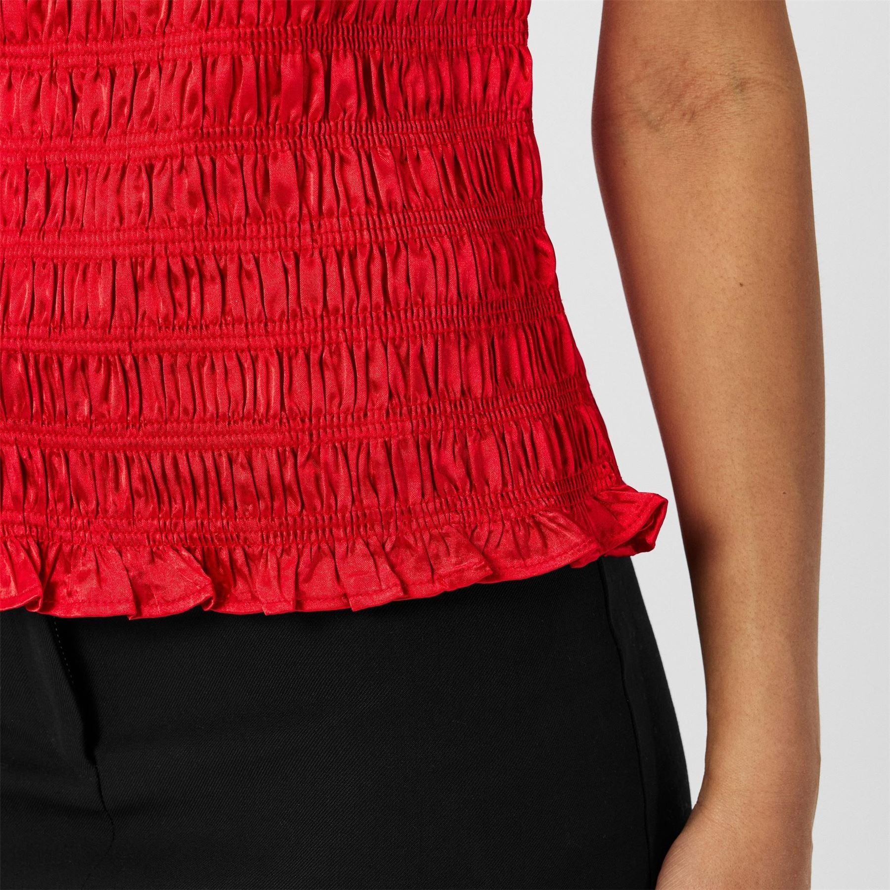 AmyLynn Sonya Satin Regular Fit Tank