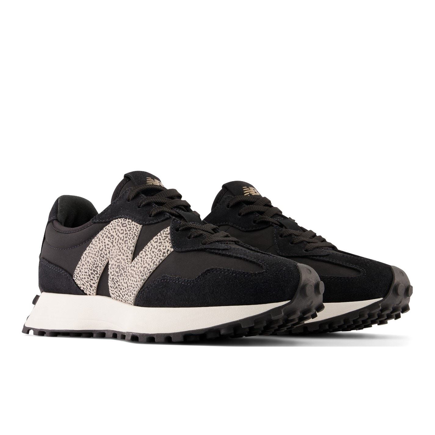 New Balance Balances 327 Animal Print Trainers