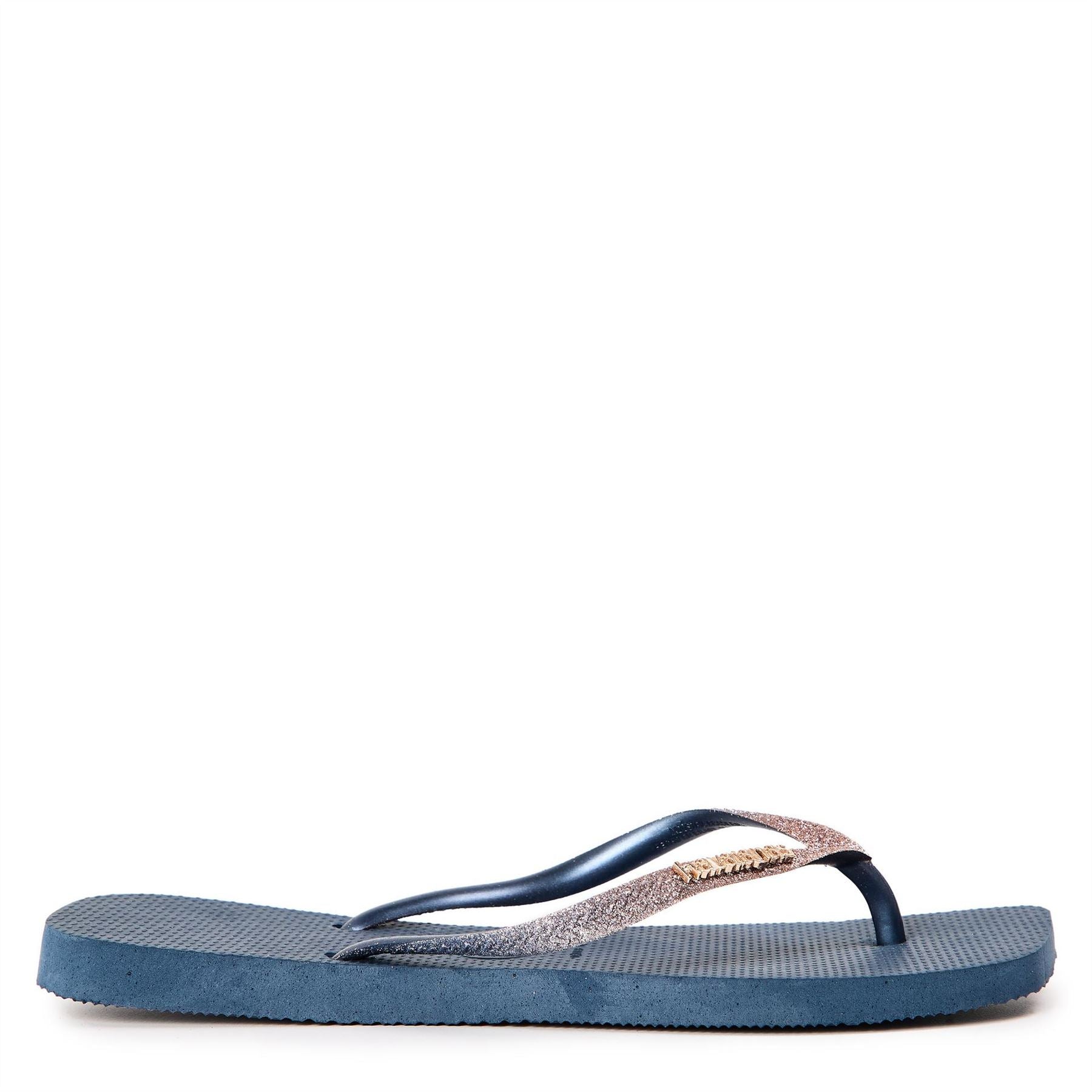Havaianas Womens Hav. Square Glitter Ice Grey 39 40 Flip Flops