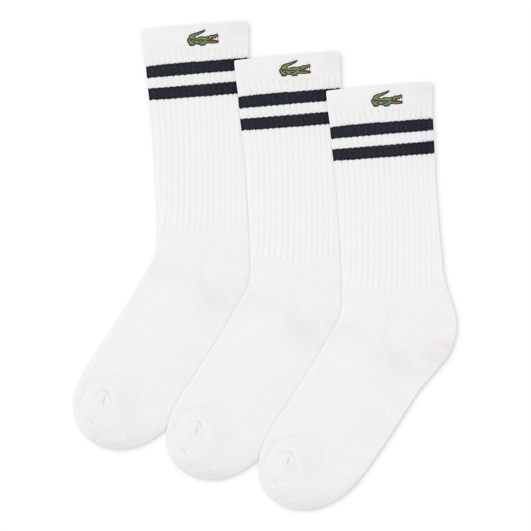 Lacoste 3 Pack Long Crew Socks