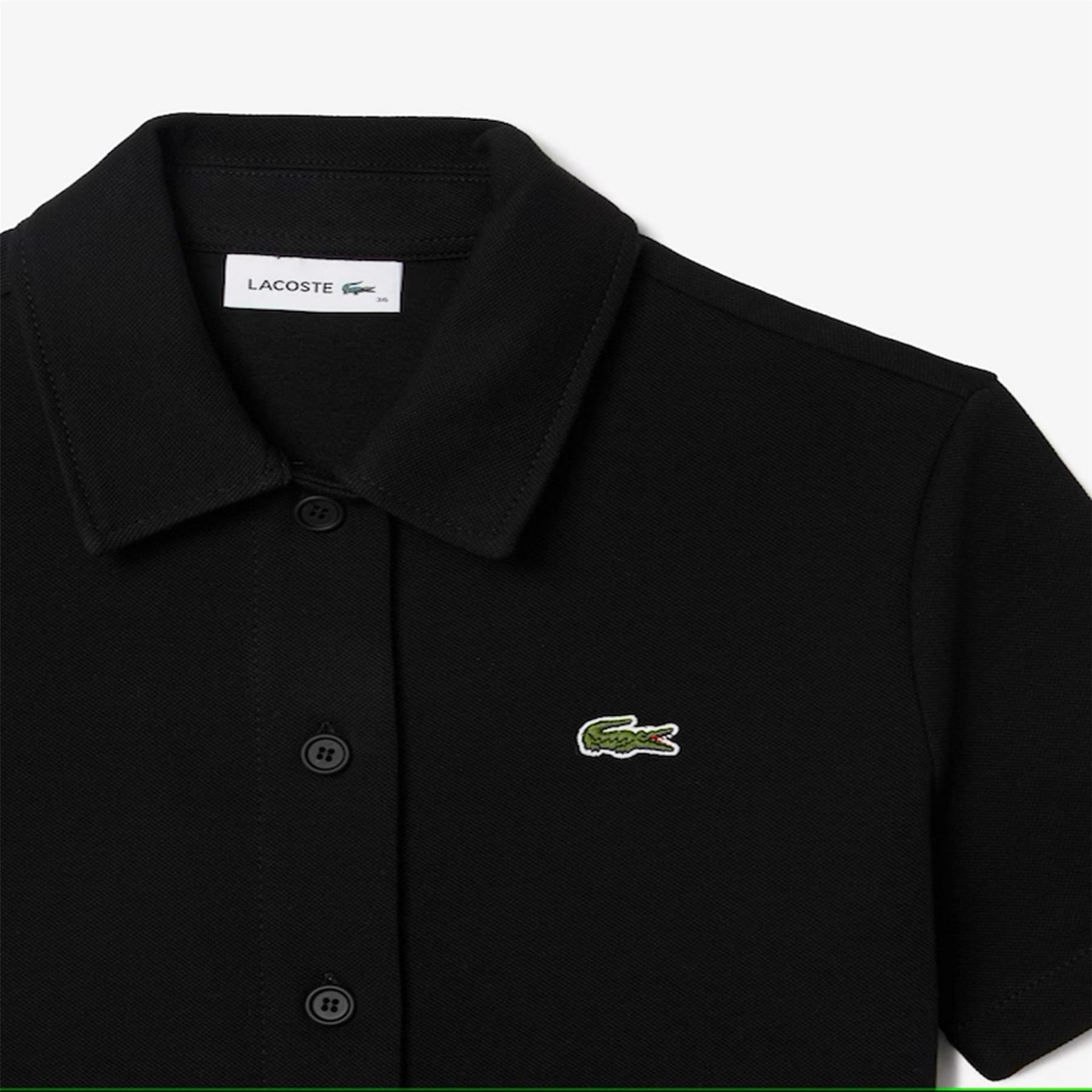 Lacoste Ef6922 Collared Neck Mini T-Shirt Dress