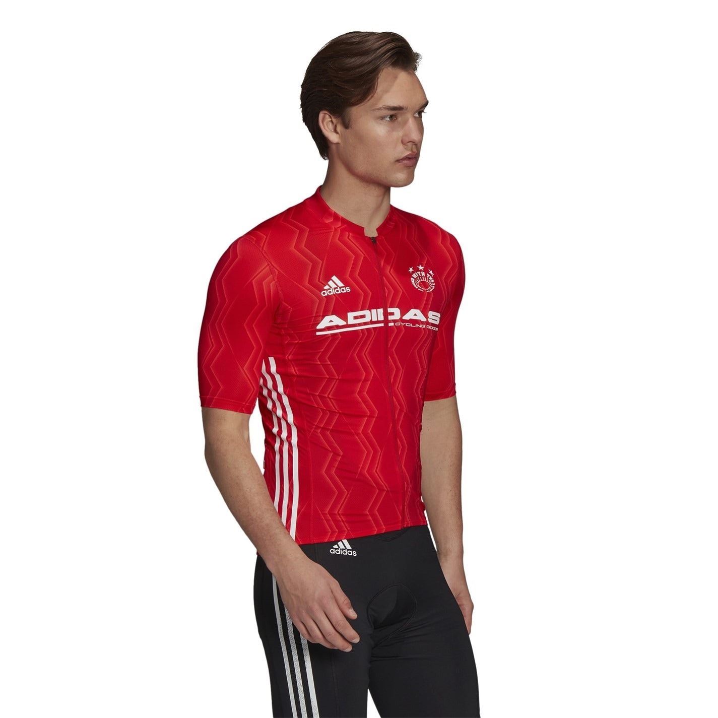 adidas Short Sleeve Zip Neck Slim Fit T-Shirt