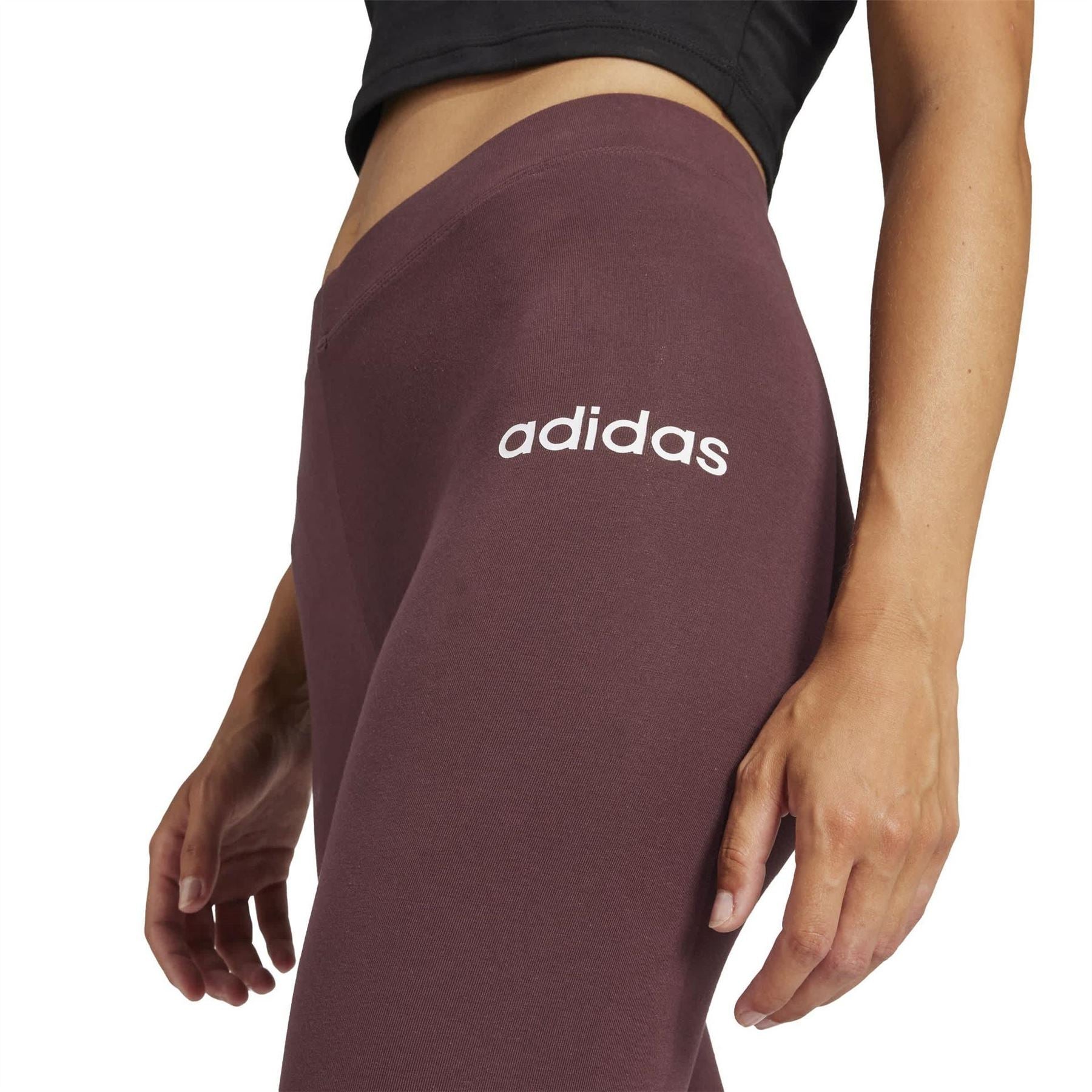 adidas Solid Patterned Shapewear Leggings