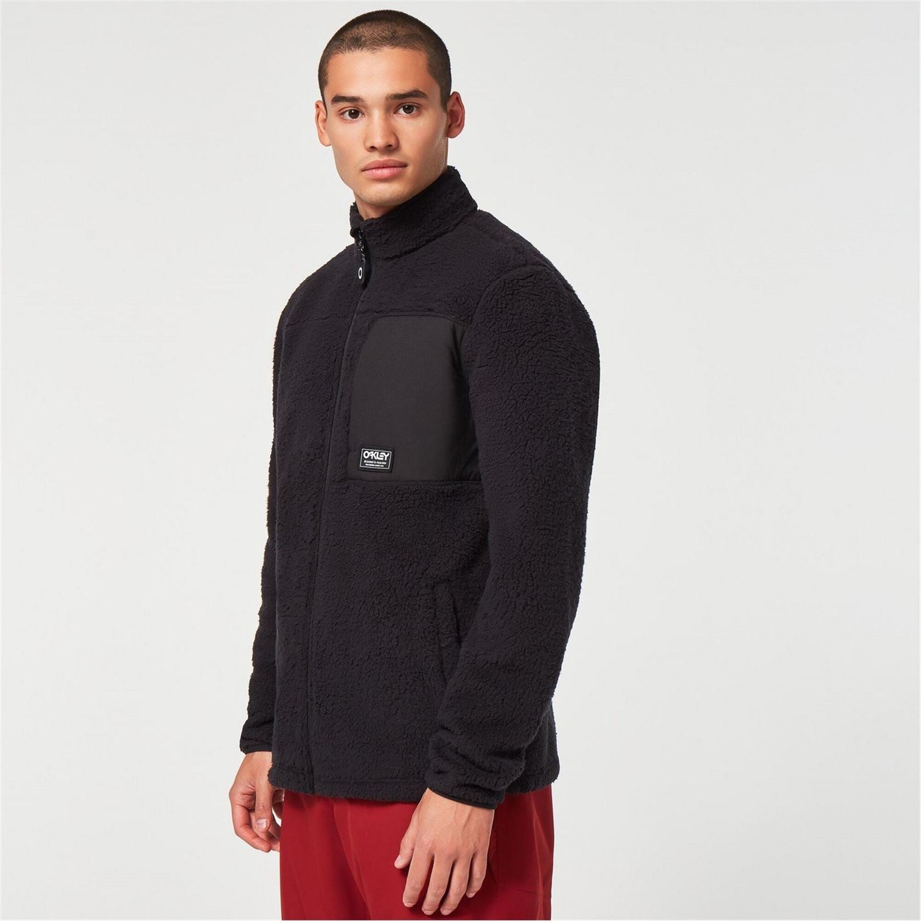 Oakley Mountain Fire Aztec Block Full Zipper Sherpa Jacket