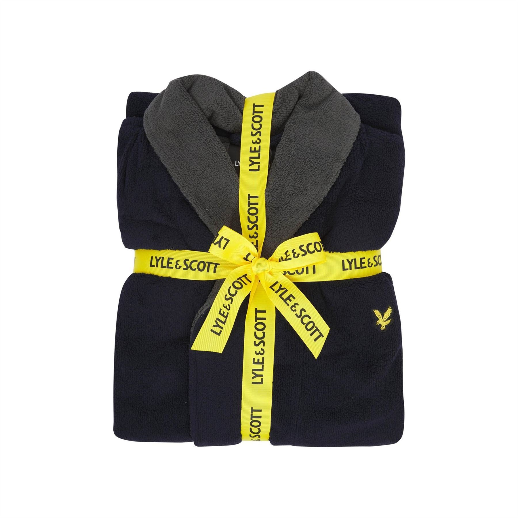 Lyle and Scott Contrast Trim Absorbent Towel Dressing Gown